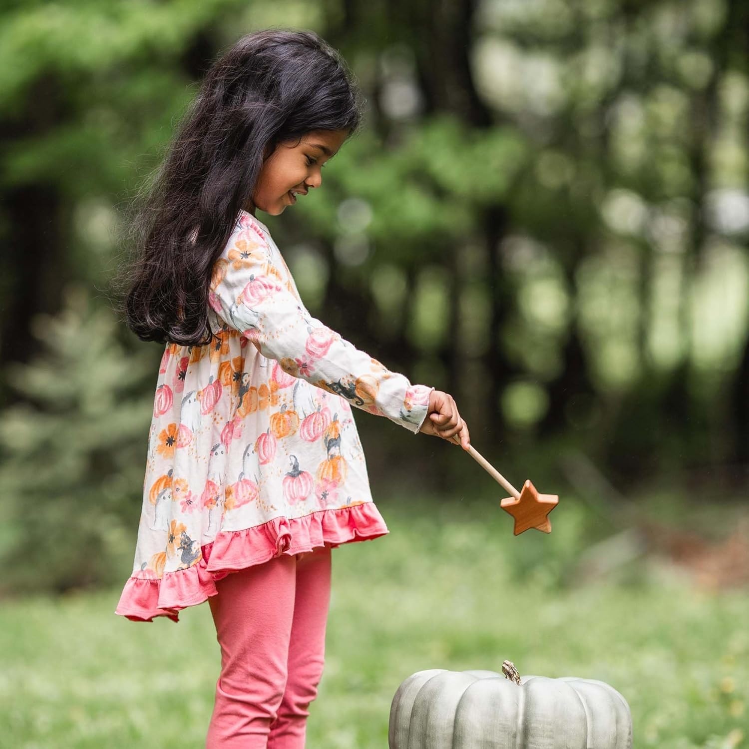 image:imageBurts Bees Baby Baby Girls Long Sleeve Top and Pant Set 100 Organic Cotton OutfitMagical Pumpkin