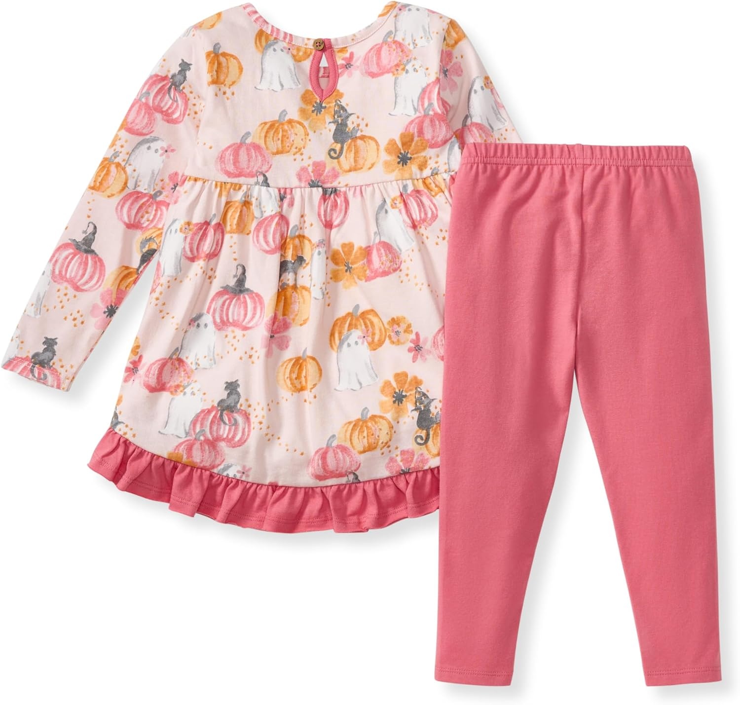 image:imageBurts Bees Baby Baby Girls Long Sleeve Top and Pant Set 100 Organic Cotton OutfitMagical Pumpkin