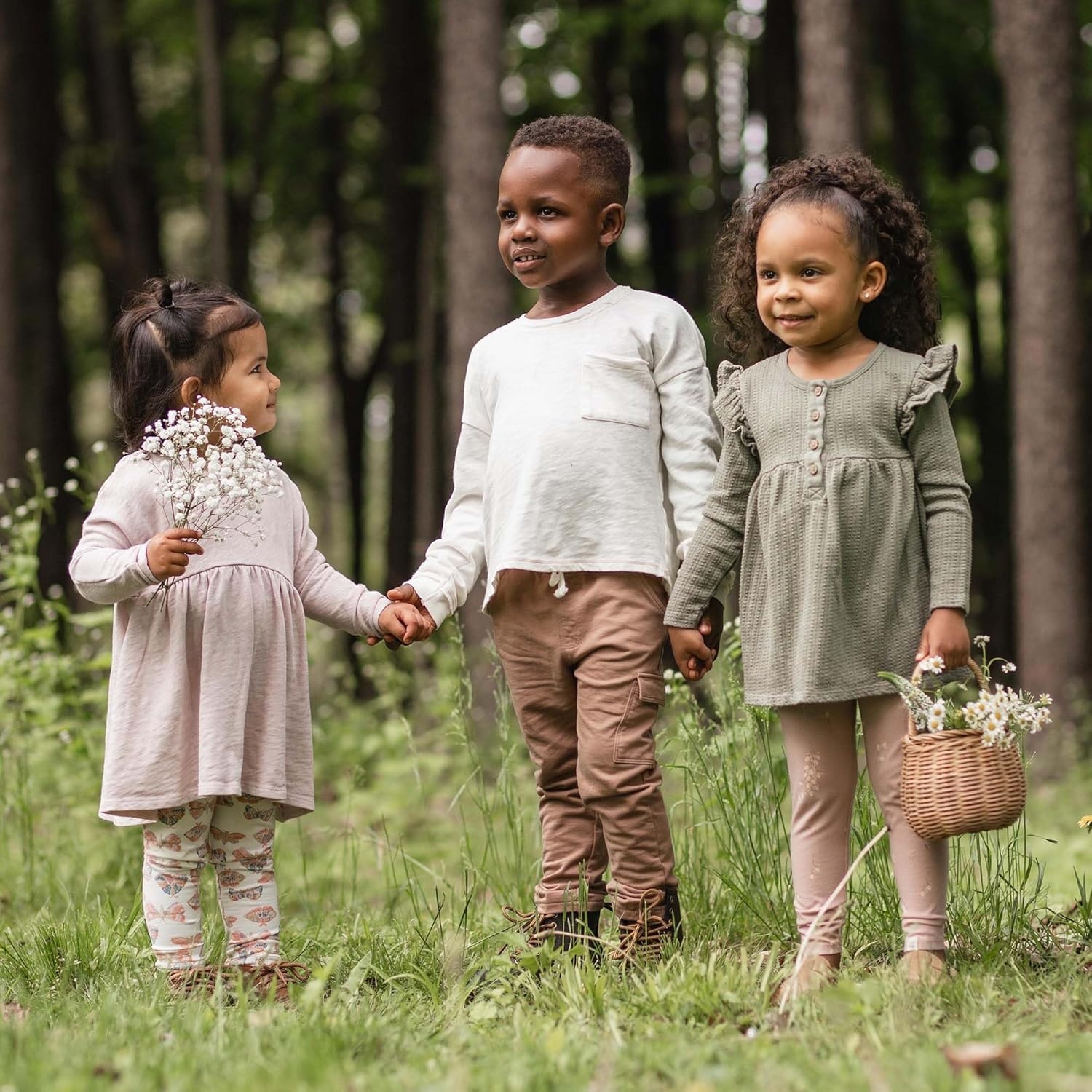 image:imageBurts Bees Baby Baby Girls Long Sleeve Top and Pant Set 100 Organic Cotton OutfitSoft Violet Slub