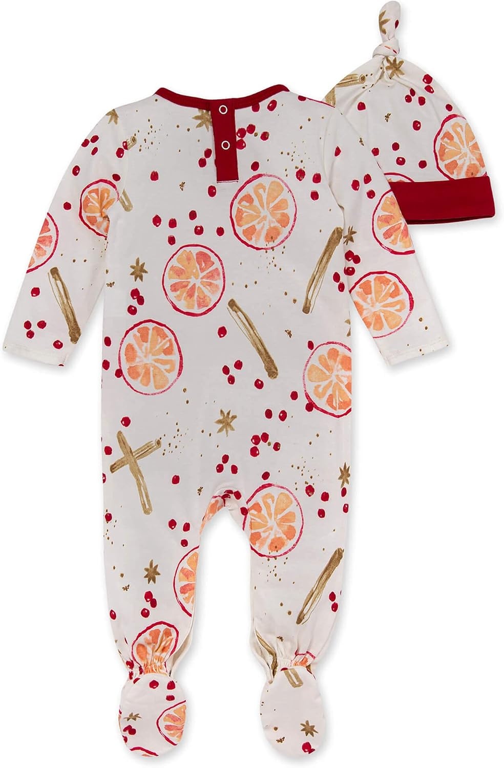 image:imageBurts Bees Baby Baby Girls Romper 100 Organic Cotton OnePiece Shortall Girl OutfitFestive Spice