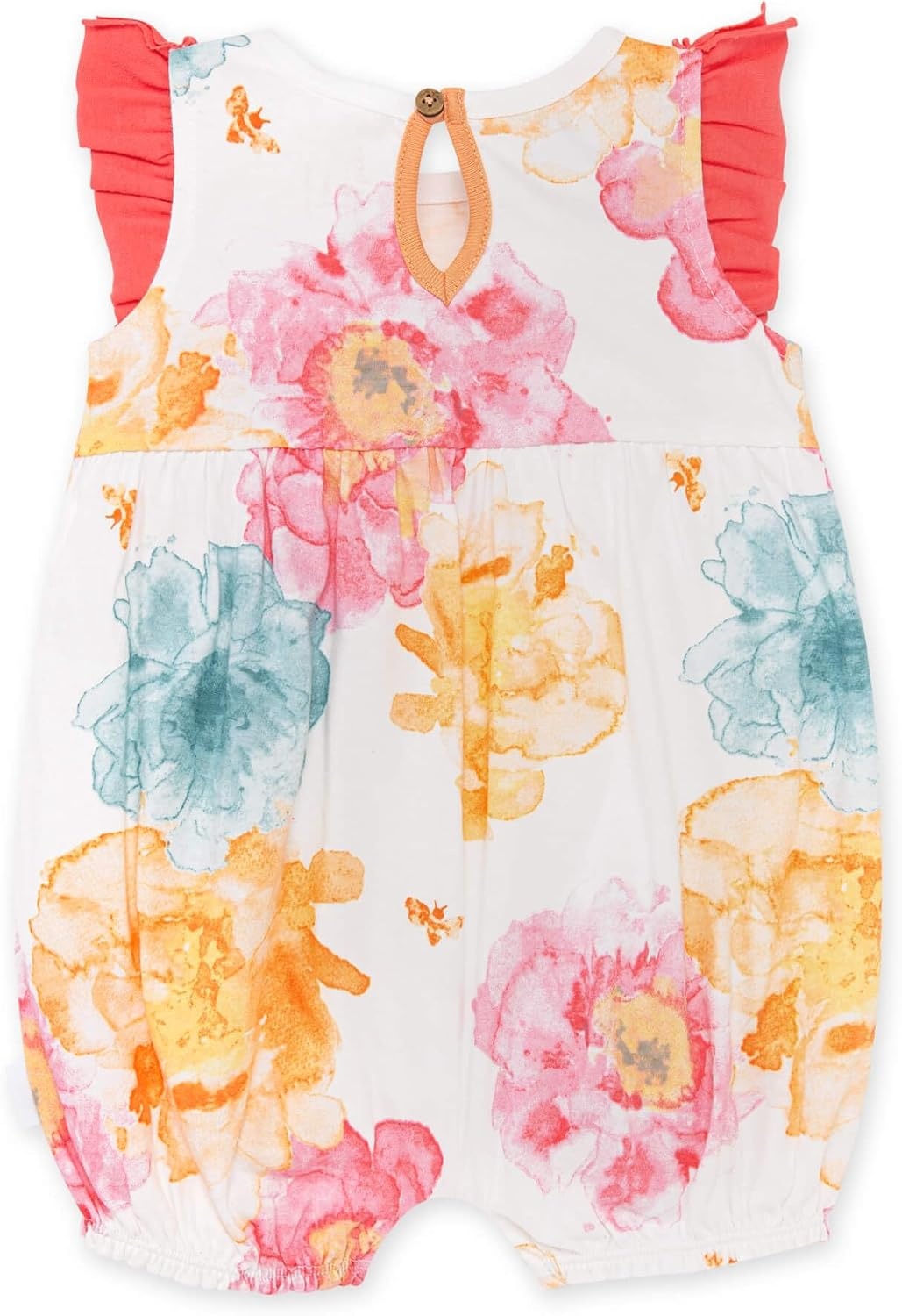 image:imageBurts Bees Baby Baby Girls Romper 100 Organic Cotton OnePiece Shortall Girl OutfitSpring Peonies