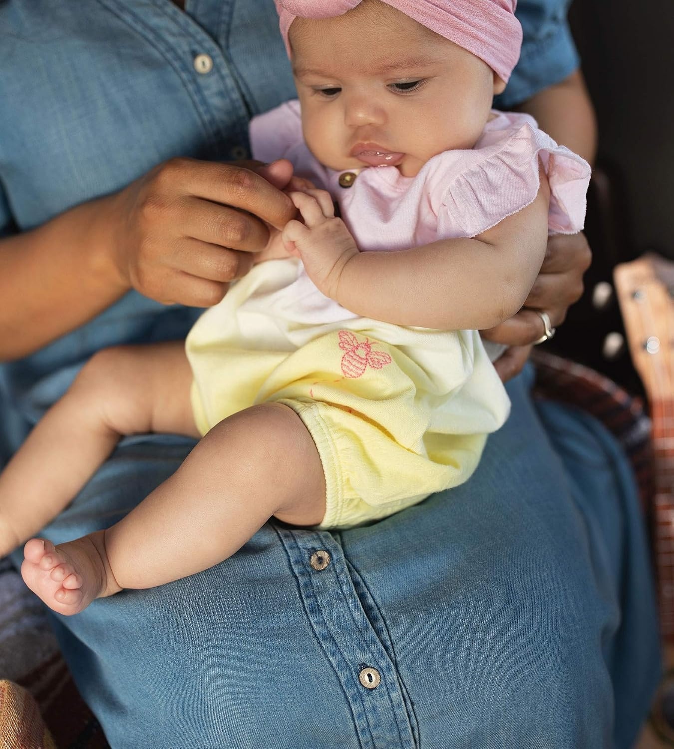image:imageBurts Bees Baby Baby Girls Romper 100 Organic Cotton OnePiece Shortall Girl OutfitSunflower Bubble