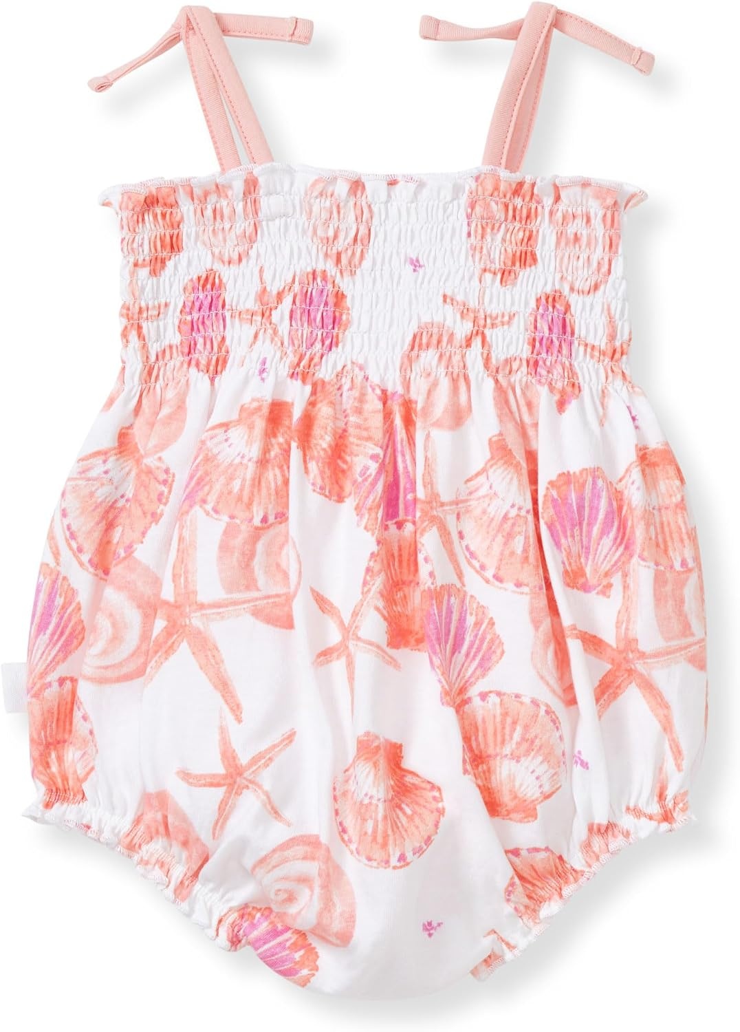 image:imageBurts Bees Baby Baby Girls Romper 100 Organic Cotton OnePiece Shortall Girl OutfitSwirly Seashells