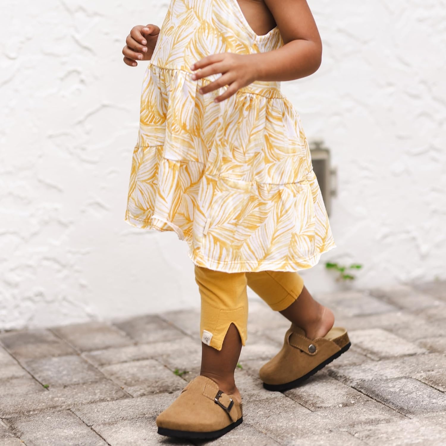 image:imageBurts Bees Baby Baby Girls Top and Pant Set Tunic and Leggings Bundle 100 Organic CottonLeafy Jungle
