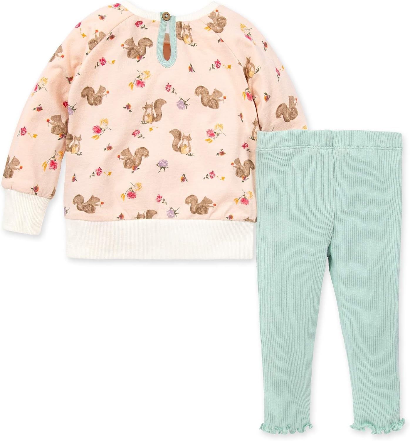 image:imageBurts Bees Baby Baby Girls Top and Pant Set Tunic and Leggings Bundle 100 Organic CottonMontana Meadow