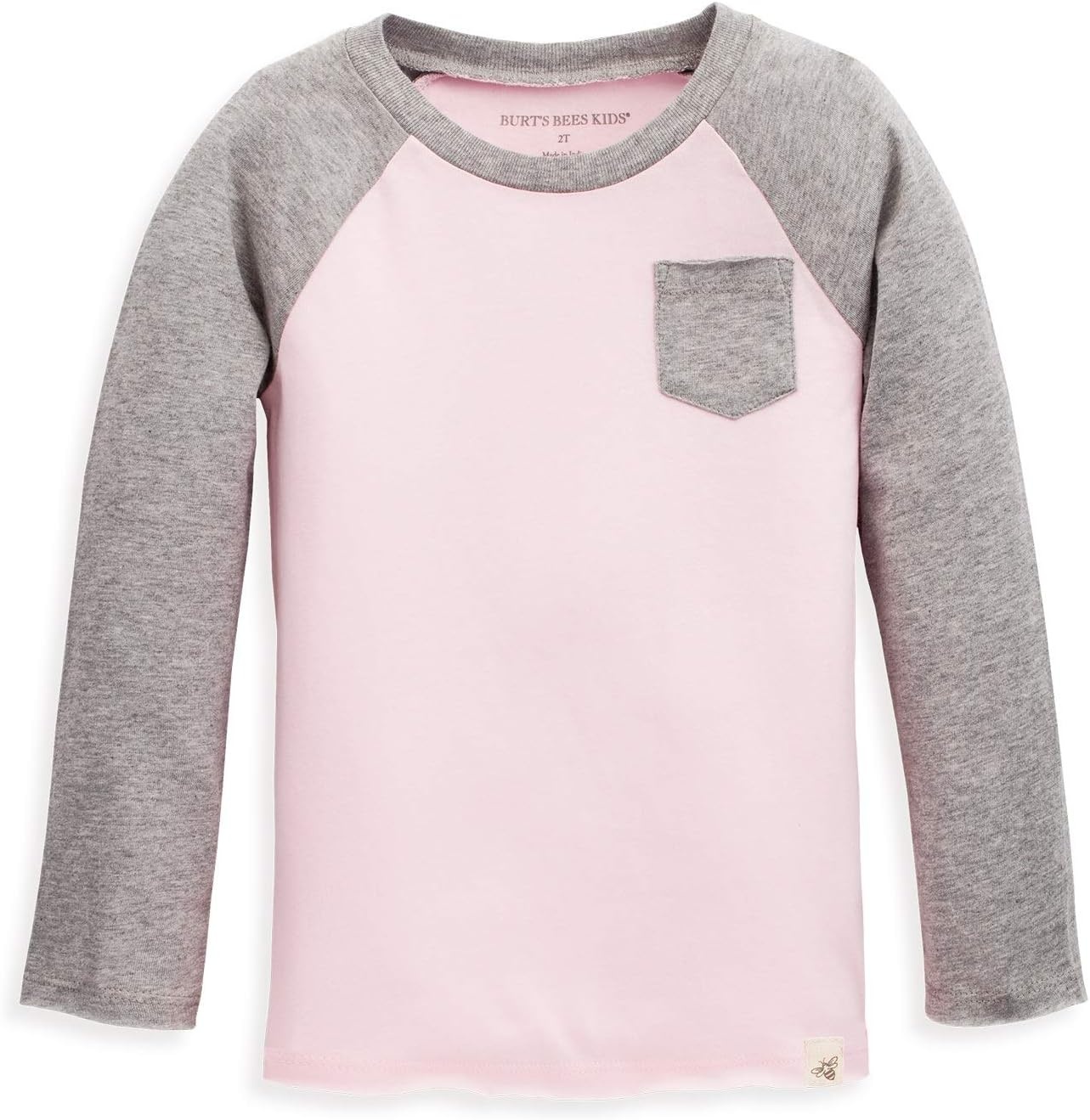 image:imageBurts Bees Baby Baby Girls Top and Pant Set Tunic and Leggings Bundle 100 Organic CottonPink TunicGrey Rugby Stripe Leggings