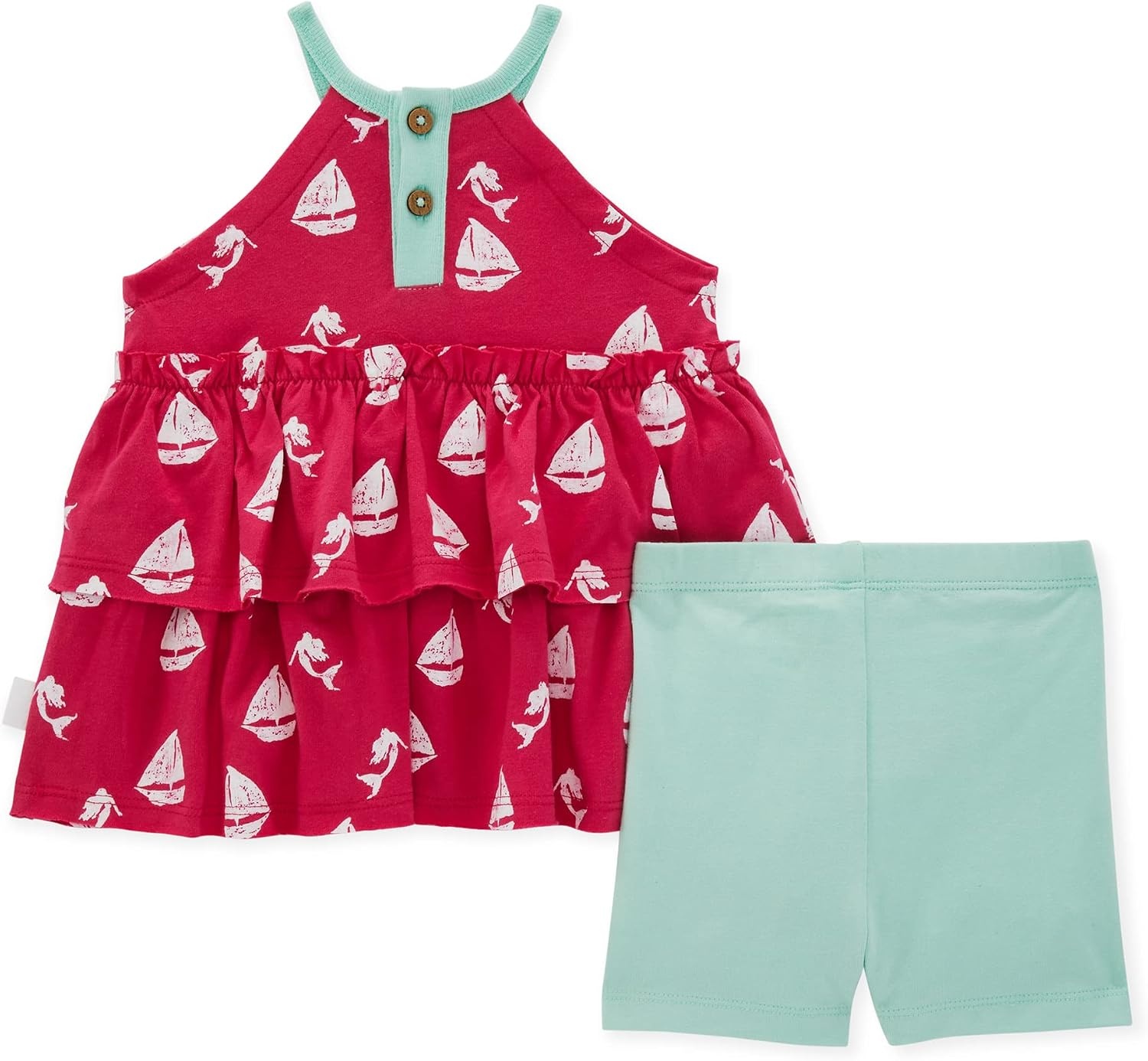 image:imageBurts Bees Baby Baby Girls Top and Pant Set Tunic and Leggings Bundle 100 Organic CottonSail Away With Me