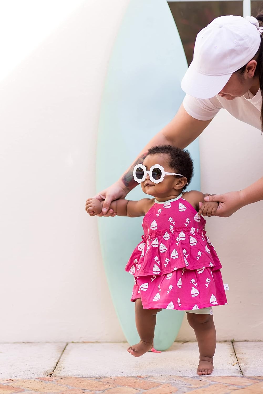 image:imageBurts Bees Baby Baby Girls Top and Pant Set Tunic and Leggings Bundle 100 Organic CottonSail Away With Me