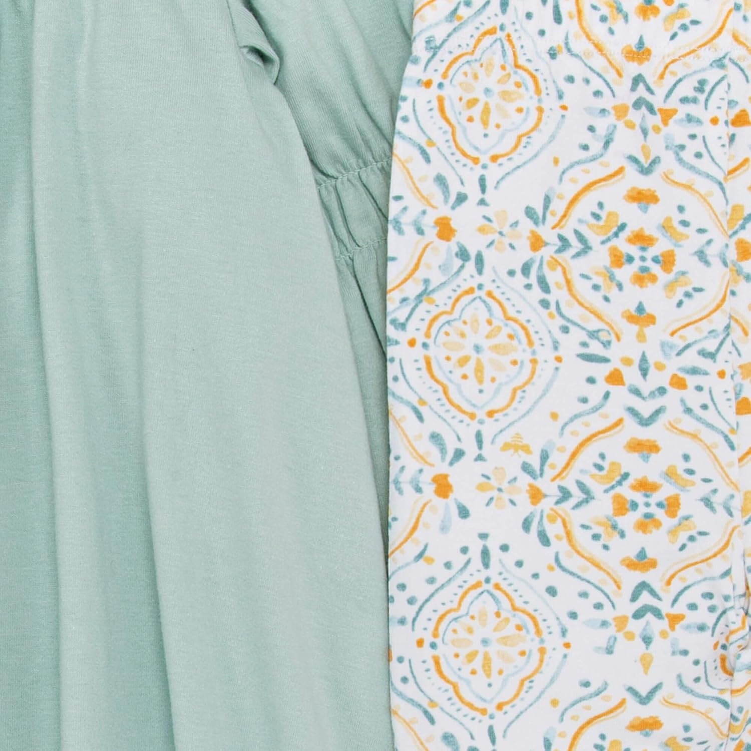 image:imageBurts Bees Baby Baby Girls Top and Pant Set Tunic and Leggings Bundle 100 Organic CottonSmocked Tunic Capri