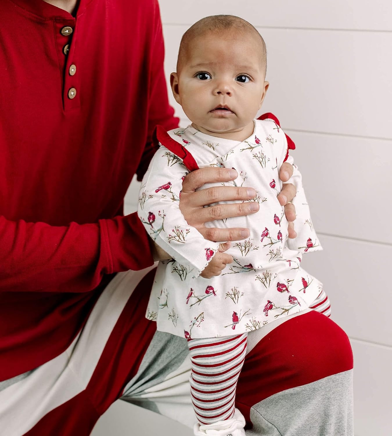 image:imageBurts Bees Baby Baby Girls Top and Pant Set Tunic and Leggings Bundle 100 Organic CottonSnowy Songbirds