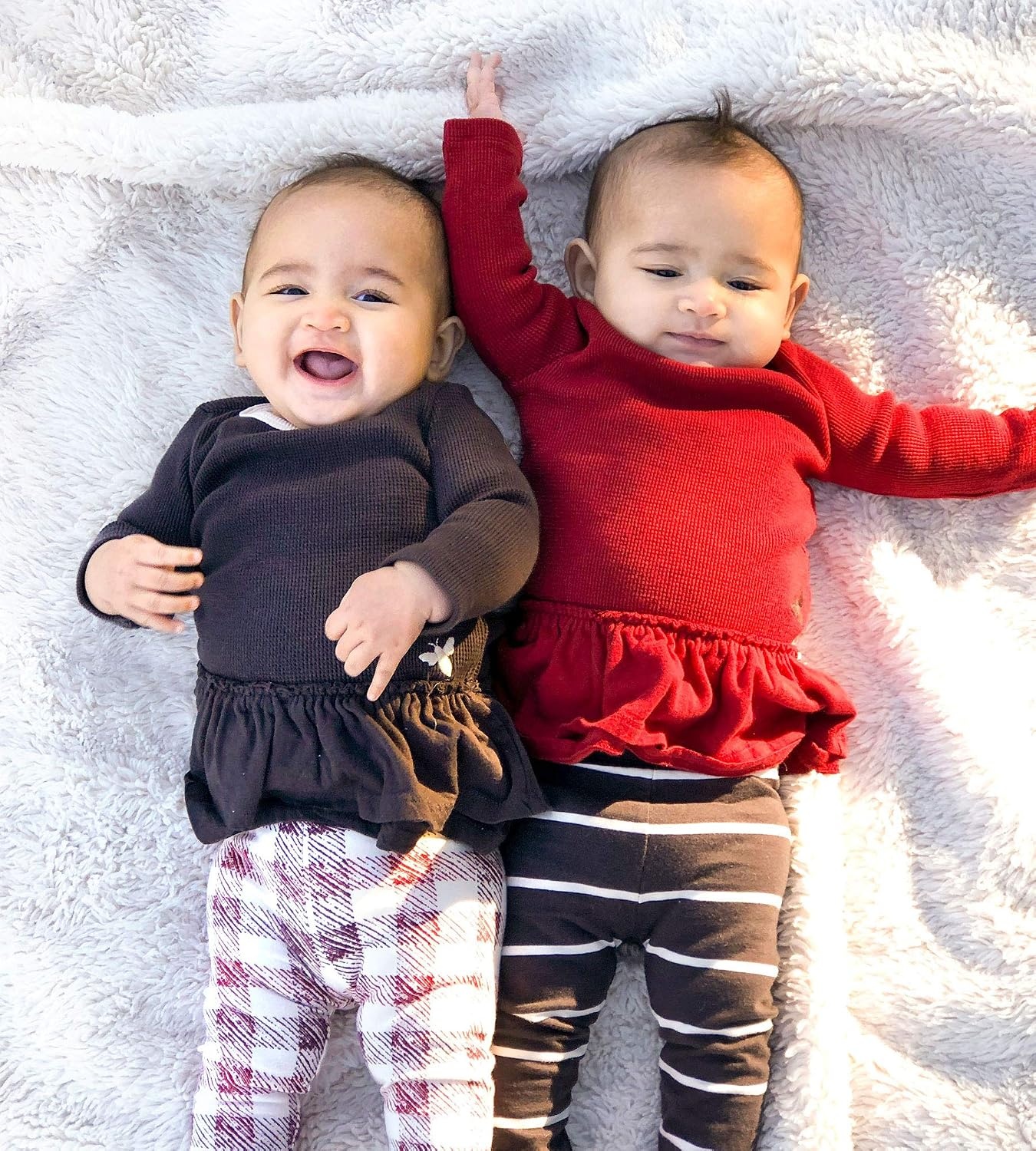 image:imageBurts Bees Baby Baby Girls Top and Pant Set Tunic and Leggings Bundle 100 Organic CottonZincBuffalo Chec