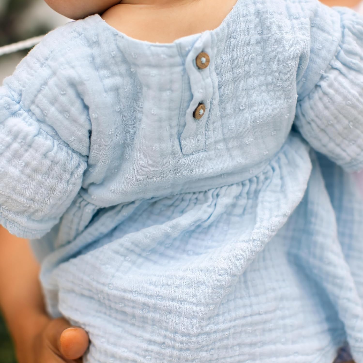 image:imageBurts Bees Baby Baby Girls Top and Shorts Set Tunic and Shorts Bundle 100 Organic CottonBlue Herizon