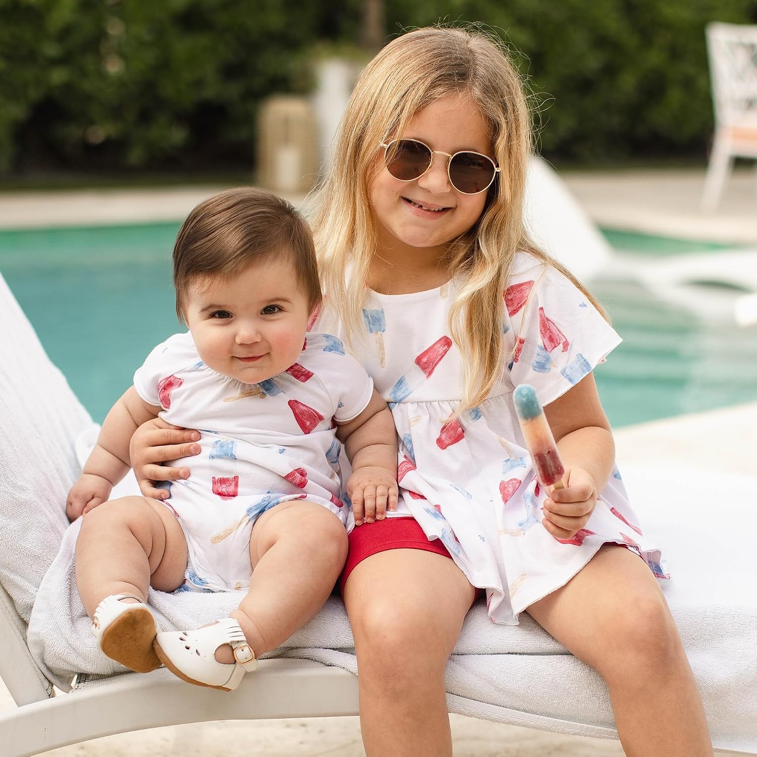 image:imageBurts Bees Baby Baby Girls Top and Shorts Set Tunic and Shorts Bundle 100 Organic CottonCloud
