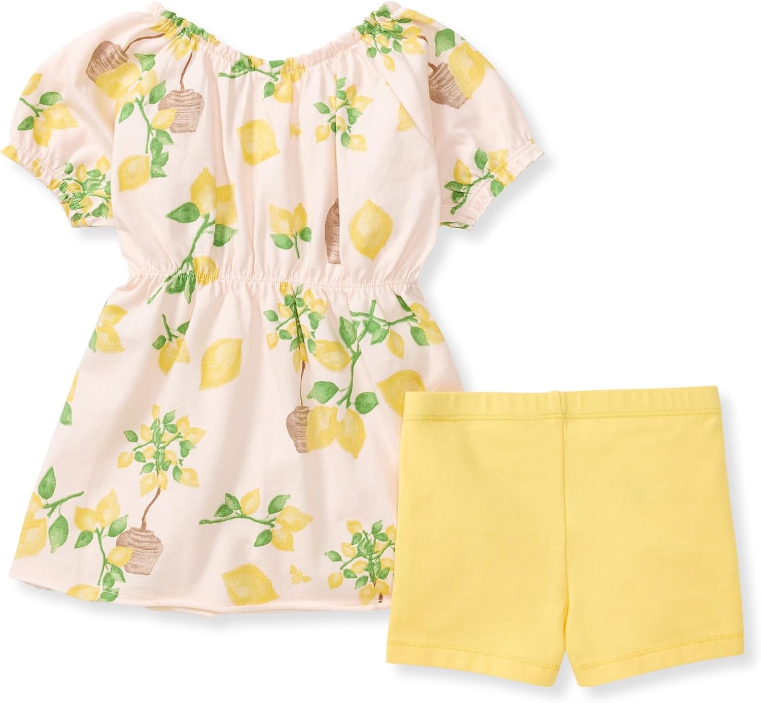 image:imageBurts Bees Baby Baby Girls Top and Shorts Set Tunic and Shorts Bundle 100 Organic CottonDawn
