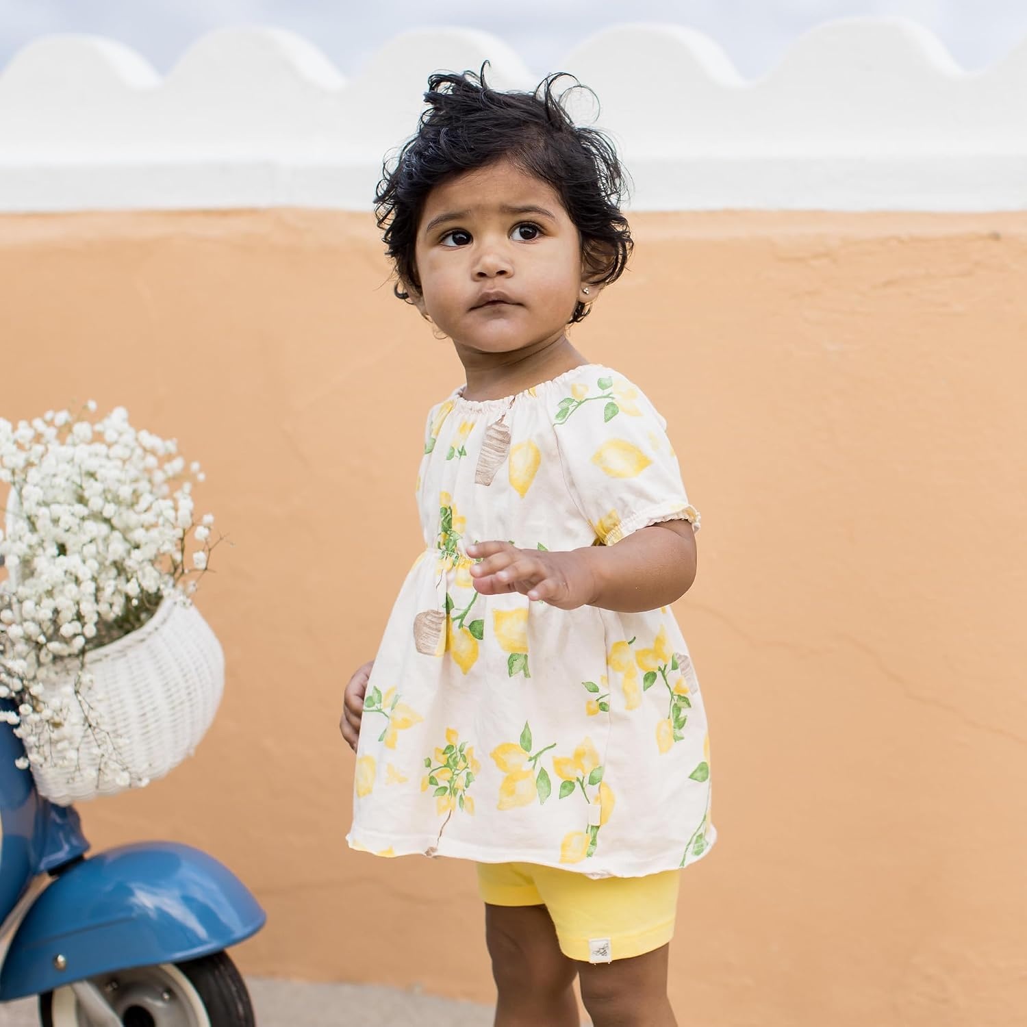 image:imageBurts Bees Baby Baby Girls Top and Shorts Set Tunic and Shorts Bundle 100 Organic CottonDawn
