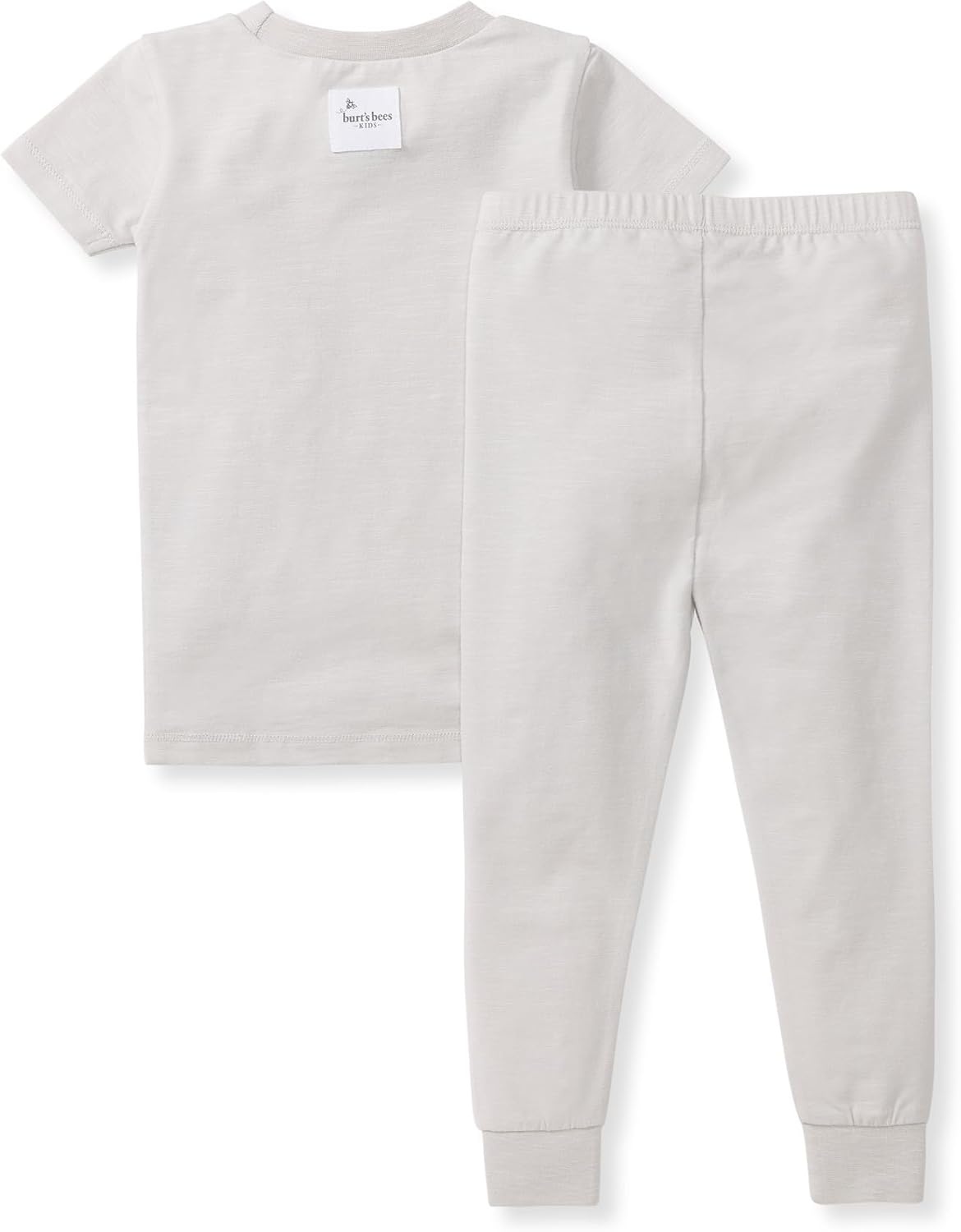 image:imageBurts Bees Baby Baby Honeysoft 2piece Pajamas Jersey Slub Short Sleeve Tee and Pant Pj Set Organic Cotton amp Lyocell Blend