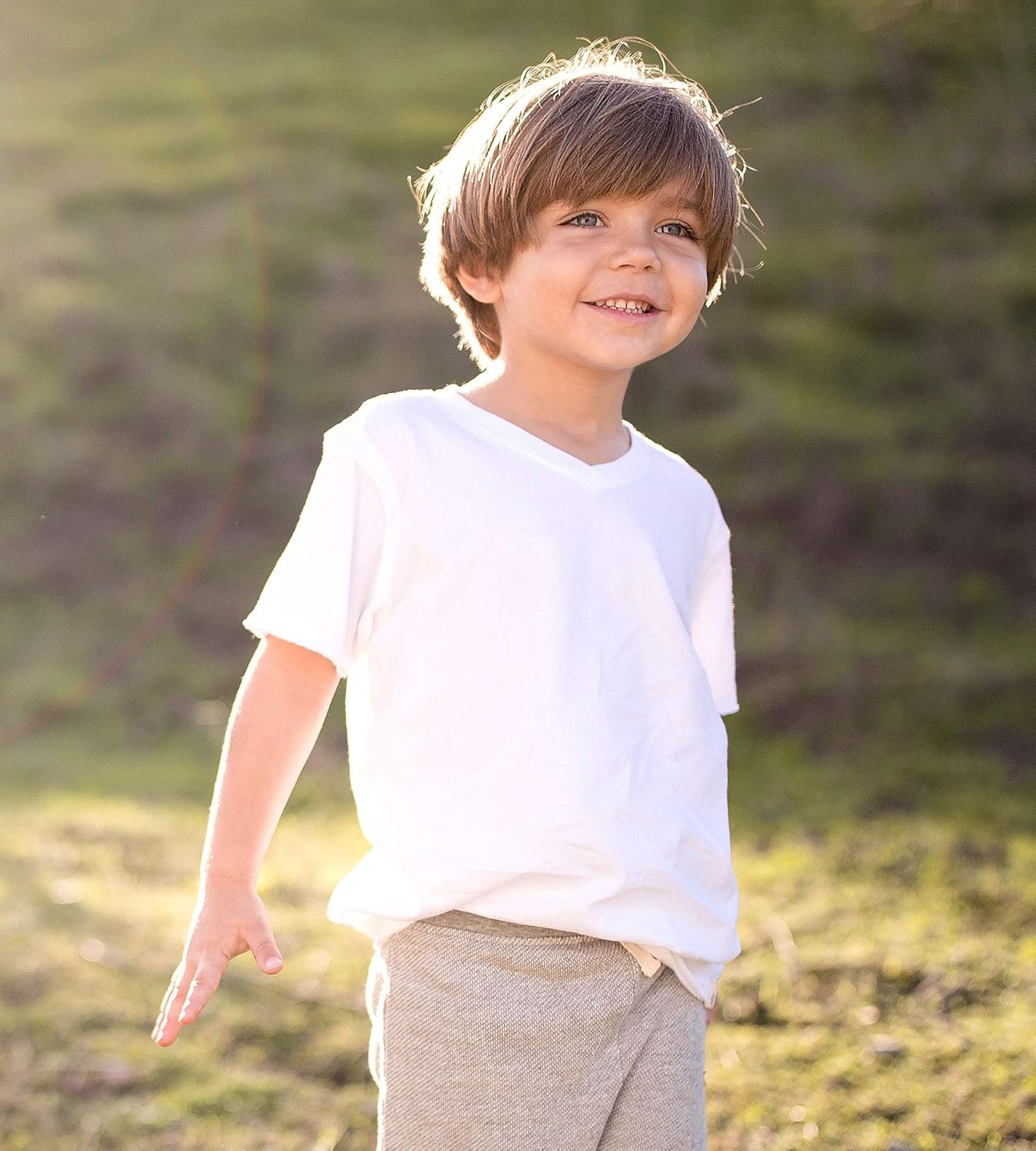image:imageBurts Bees Baby BabyBoys Tees Short Long Sleeve TShirt VNeck Crew Infant and Toddler Top 100 Organic CottonMulti 3pack