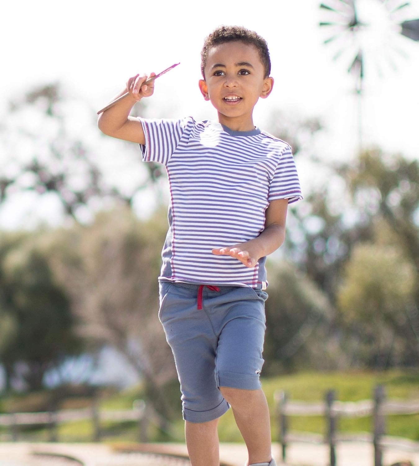 image:imageBurts Bees Baby BabyBoys Tees Short Long Sleeve TShirt VNeck Crew Infant and Toddler Top 100 Organic CottonPrairie Blue