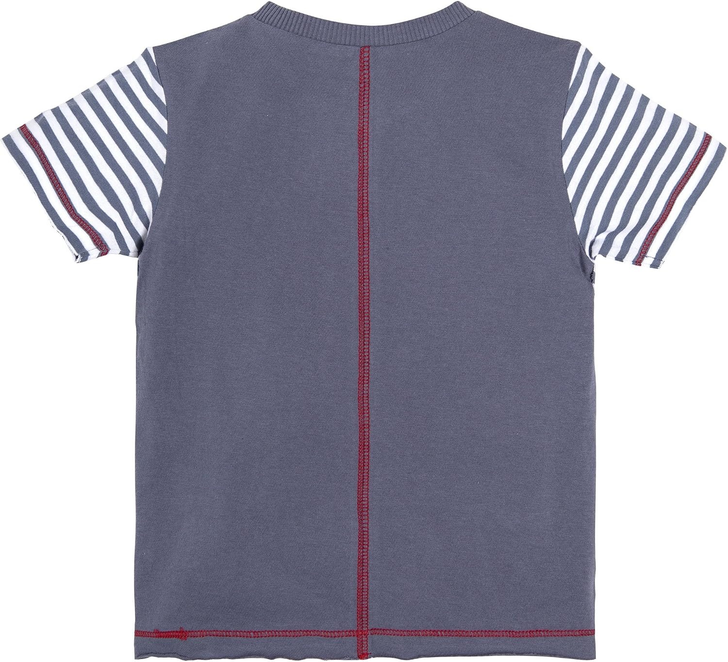 image:imageBurts Bees Baby BabyBoys Tees Short Long Sleeve TShirt VNeck Crew Infant and Toddler Top 100 Organic CottonPrairie Blue