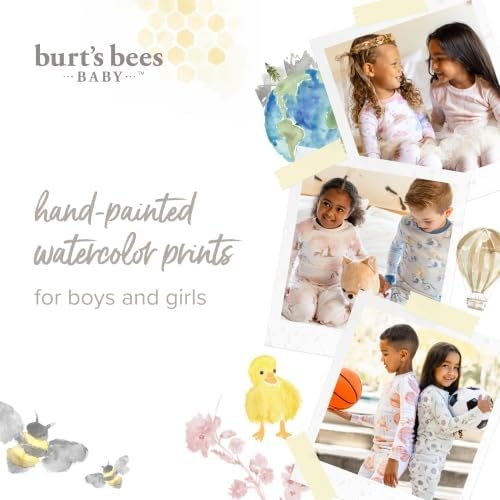 image:imageBurts Bees Baby Bodysuits Short Sleeve and Long Sleeve OnePieces 100 Organic CottonPink Sand