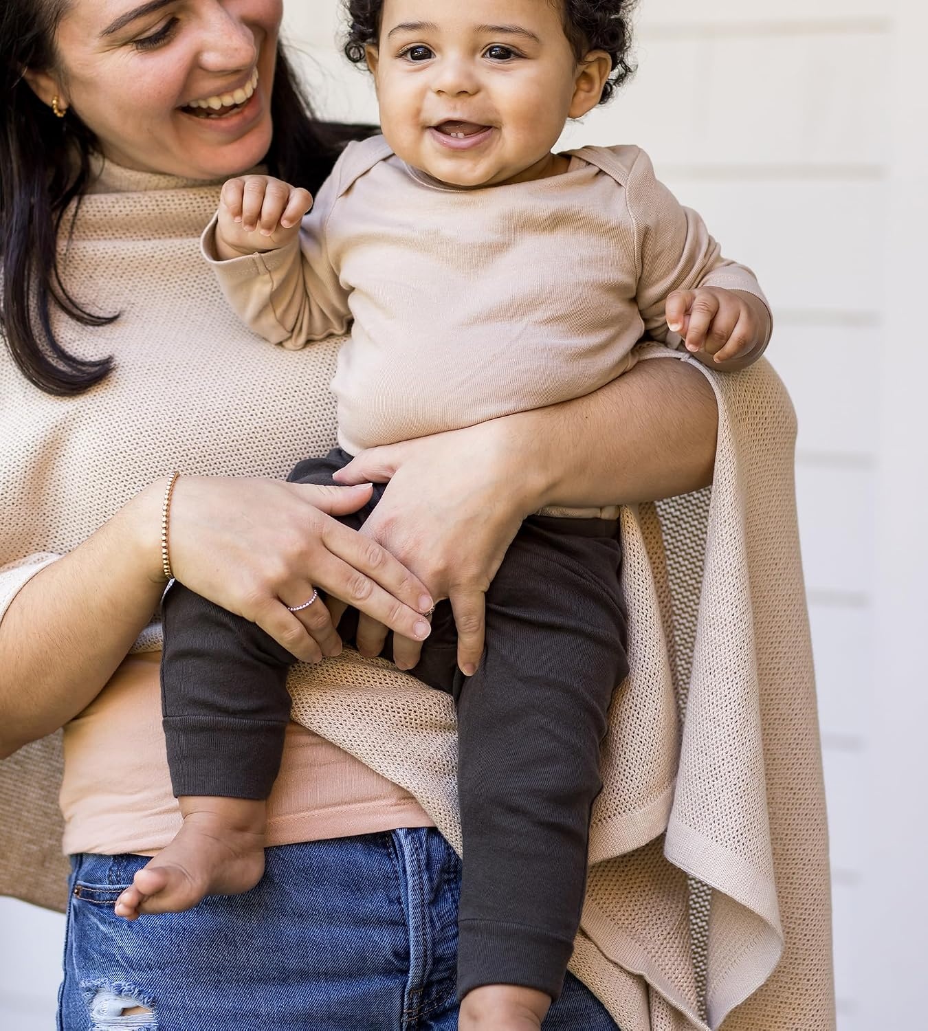 image:imageBurts Bees Baby Bodysuits Short Sleeve and Long Sleeve OnePieces 100 Organic CottonPink Sand Long Sleeve