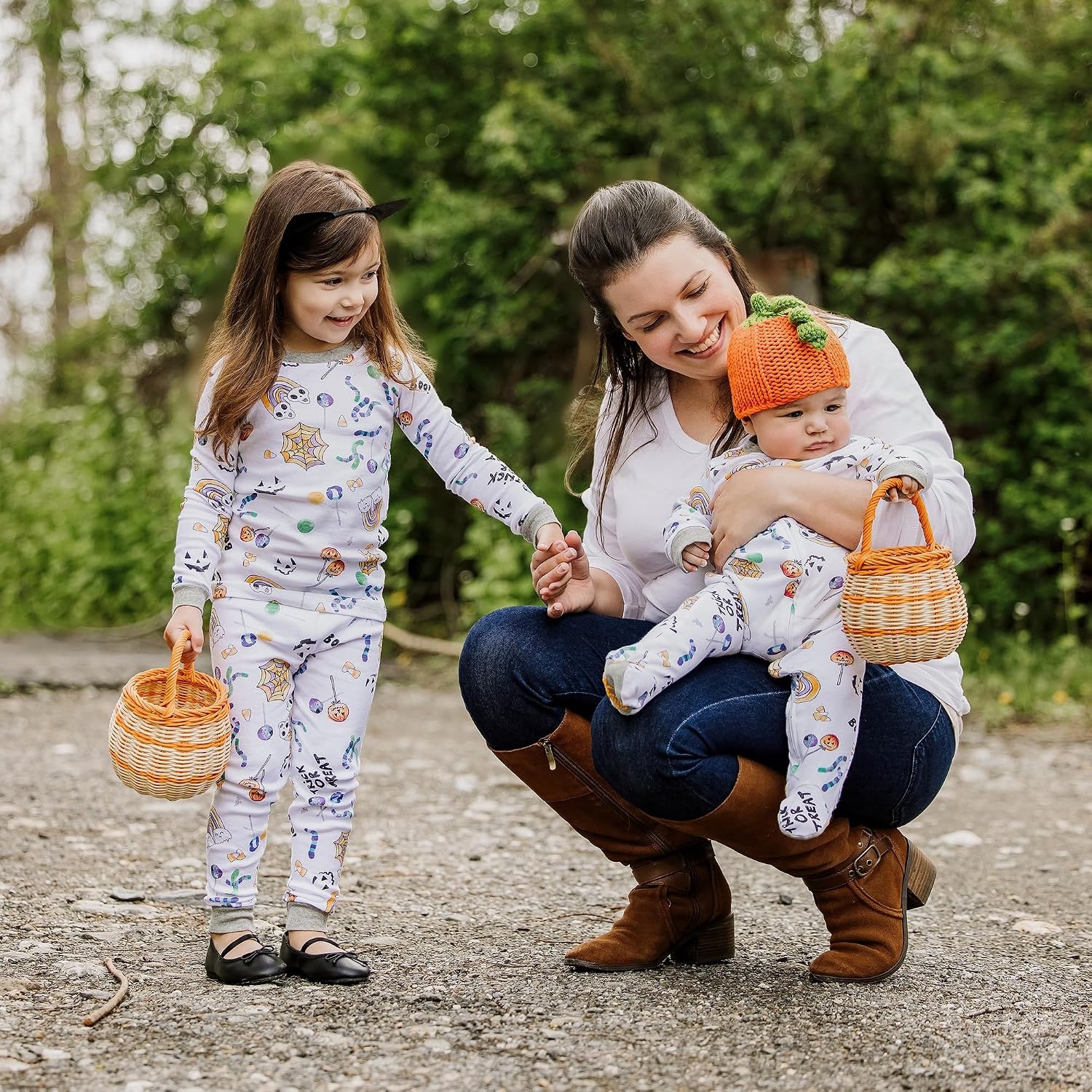 image:imageBurts Bees Baby Boys Footless Pajamas Sleep and Play Loose Fit 100 Organic Cotton Soft Onepiece PJsHalloween Treats