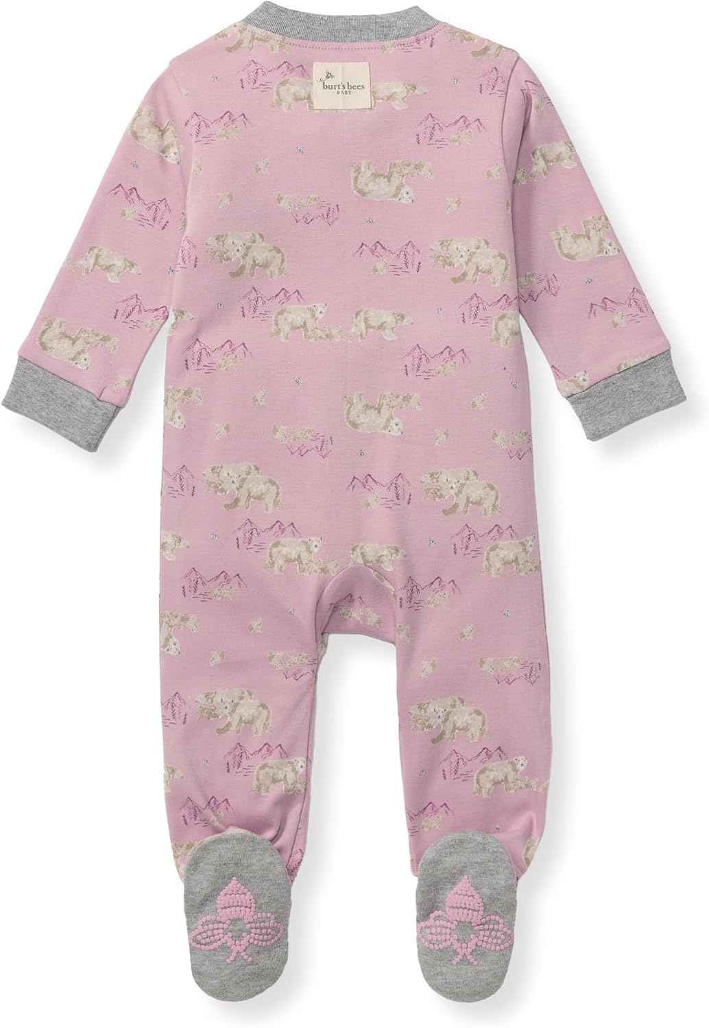 image:imageBurts Bees Baby Boys Footless Pajamas Sleep and Play Loose Fit 100 Organic Cotton Soft Onepiece PJsPolar Mountain
