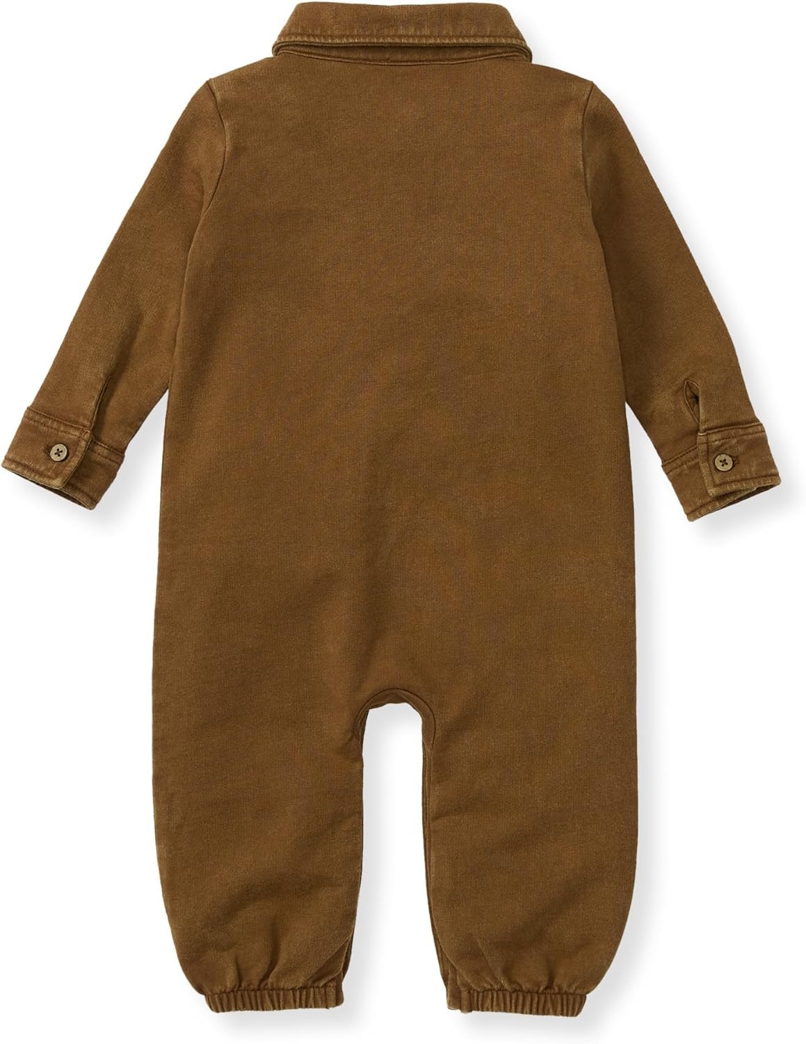 image:imageBurts Bees Baby Boys Jumpsuit 100 Organic Cotton Onepiece Long Sleeve Button Down CoverallHunter Button Down
