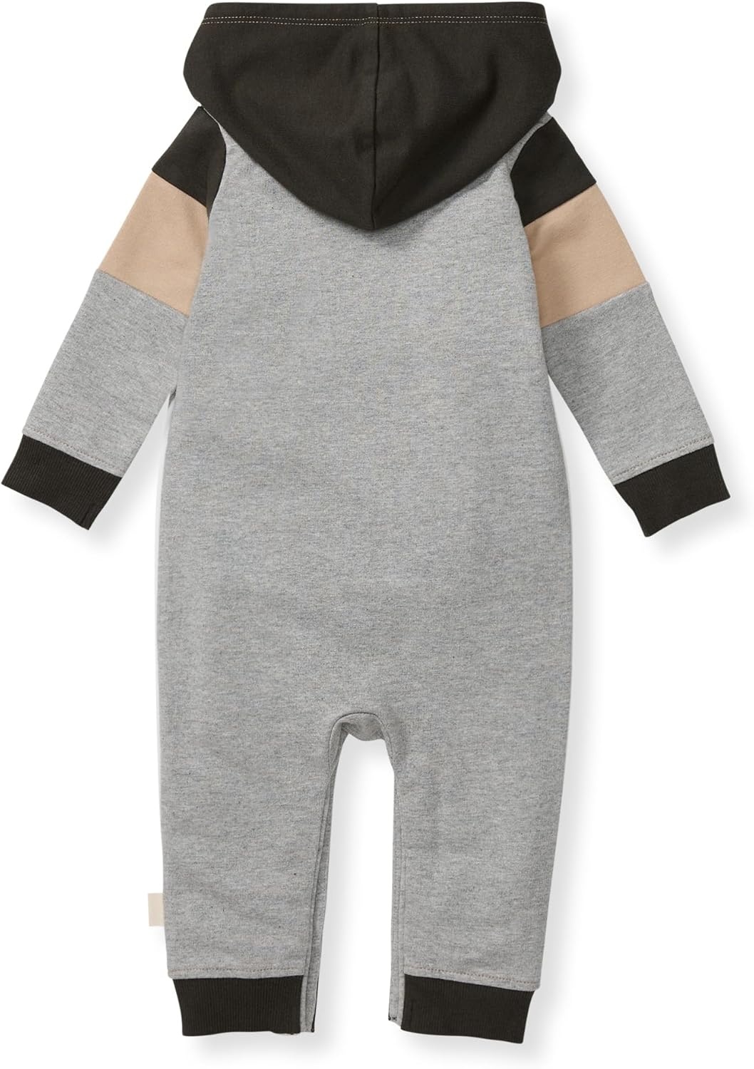 image:imageBurts Bees Baby Boys Jumpsuit 100 Organic Cotton Onepiece Long Sleeve CoverallHeather Colorblocked