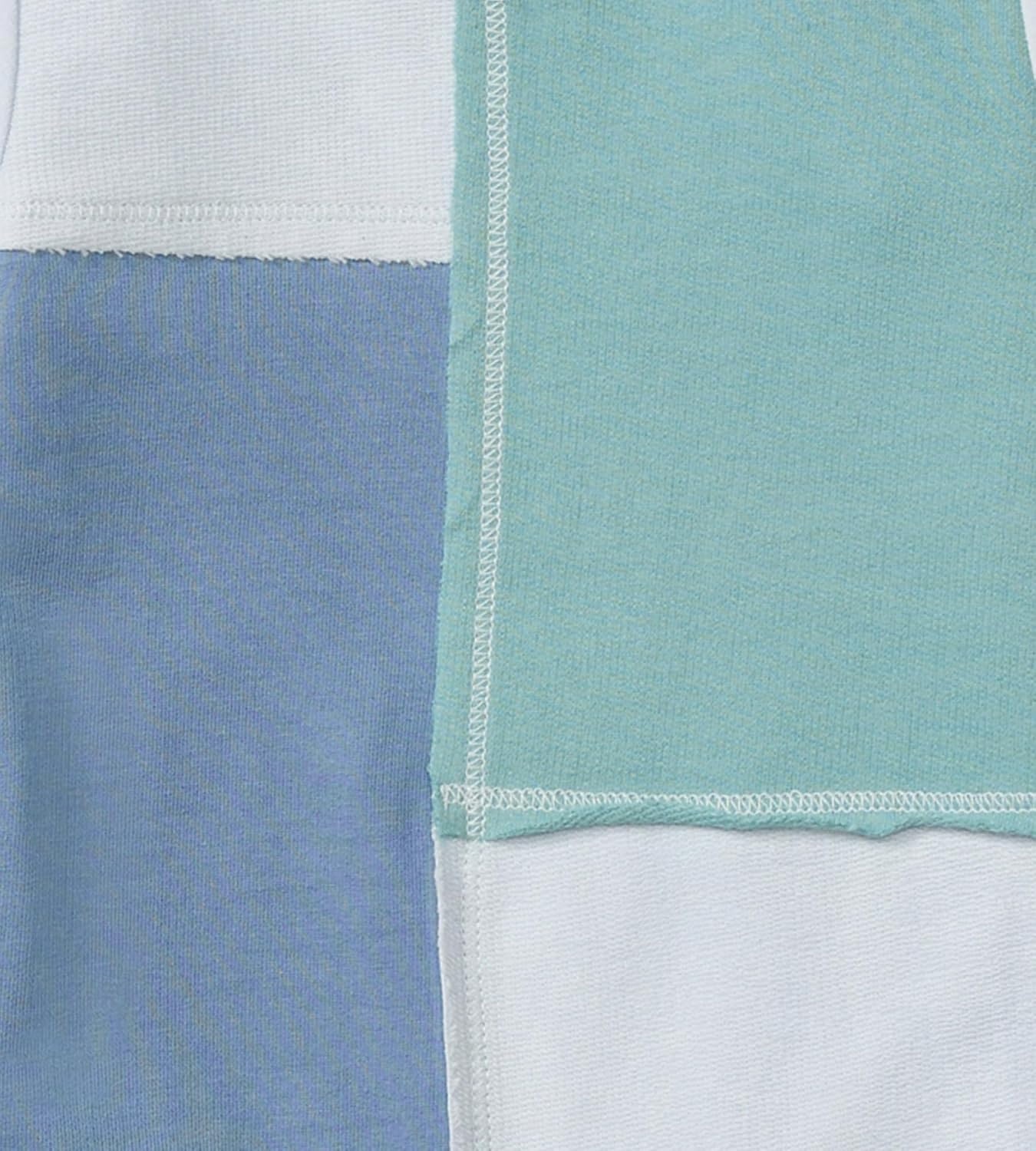 image:imageBurts Bees Baby Boys Jumpsuit 100 Organic Cotton Onepiece Long Sleeve CoverallIcy Blue Colorblock