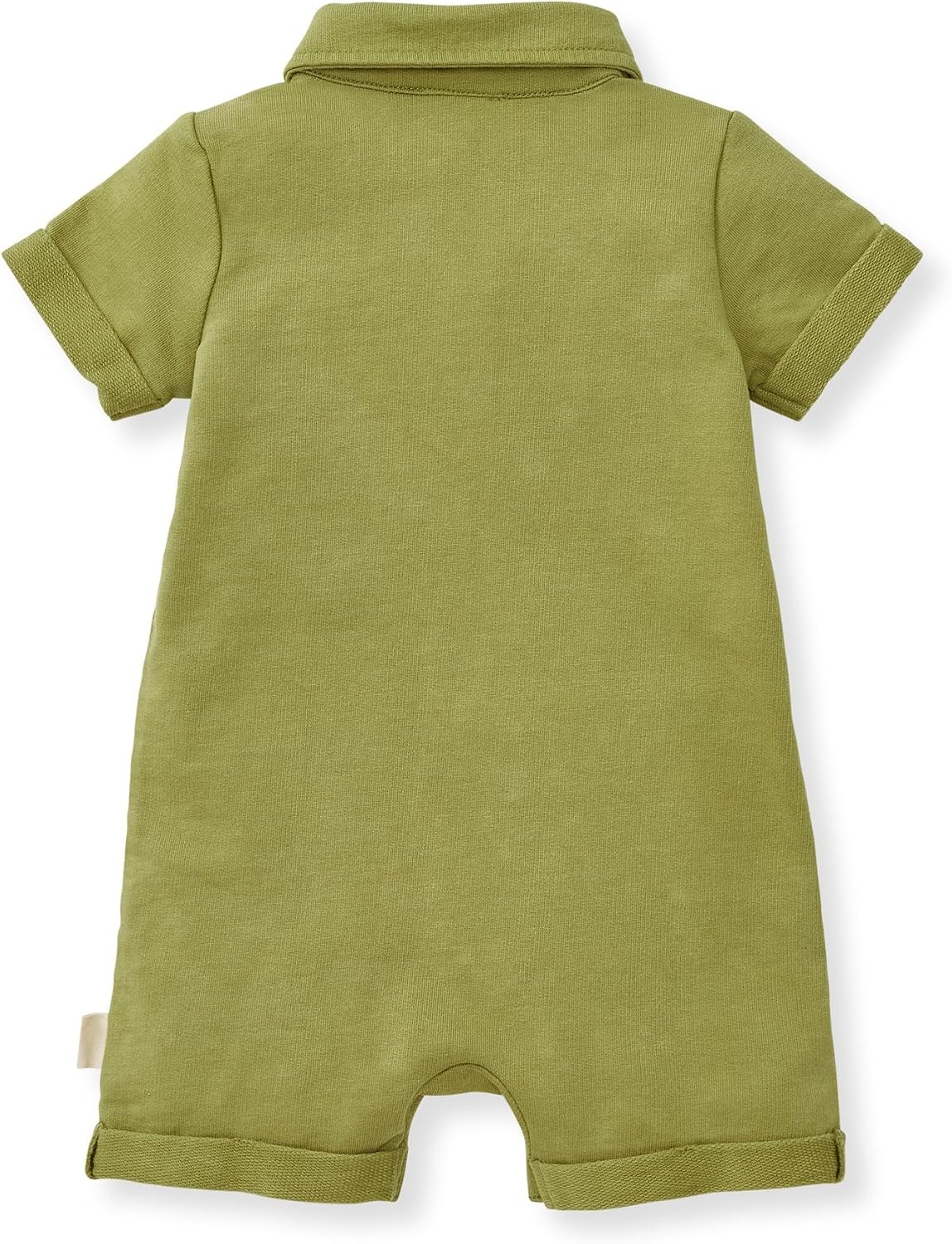 image:imageBurts Bees Baby Boys Polo Romper 100 Organic Cotton Onepiece Shortall and Layette SetIguana Polo