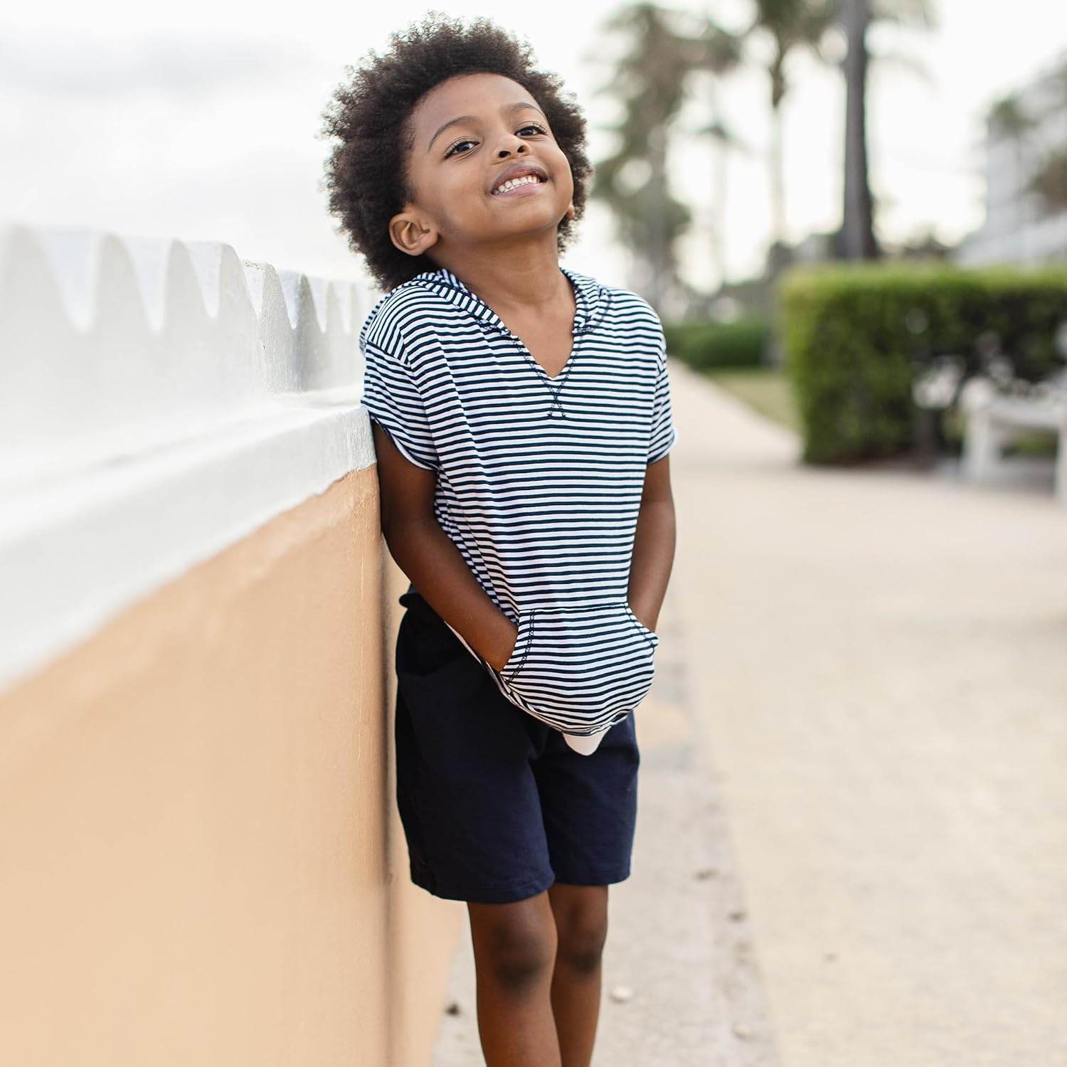 image:imageBurts Bees Baby Boys Shirt and Pant Set Top amp Shorts Outfit Bundle 100 Organic CottonClassic Stripe