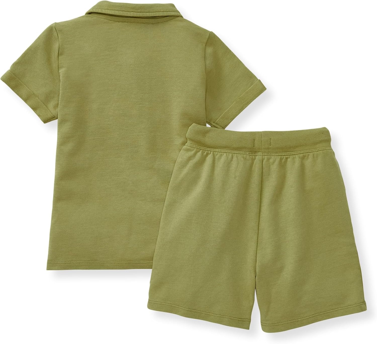 image:imageBurts Bees Baby Boys Shirt and Pant Set Top amp Shorts Outfit Bundle 100 Organic CottonIguana Polo Set