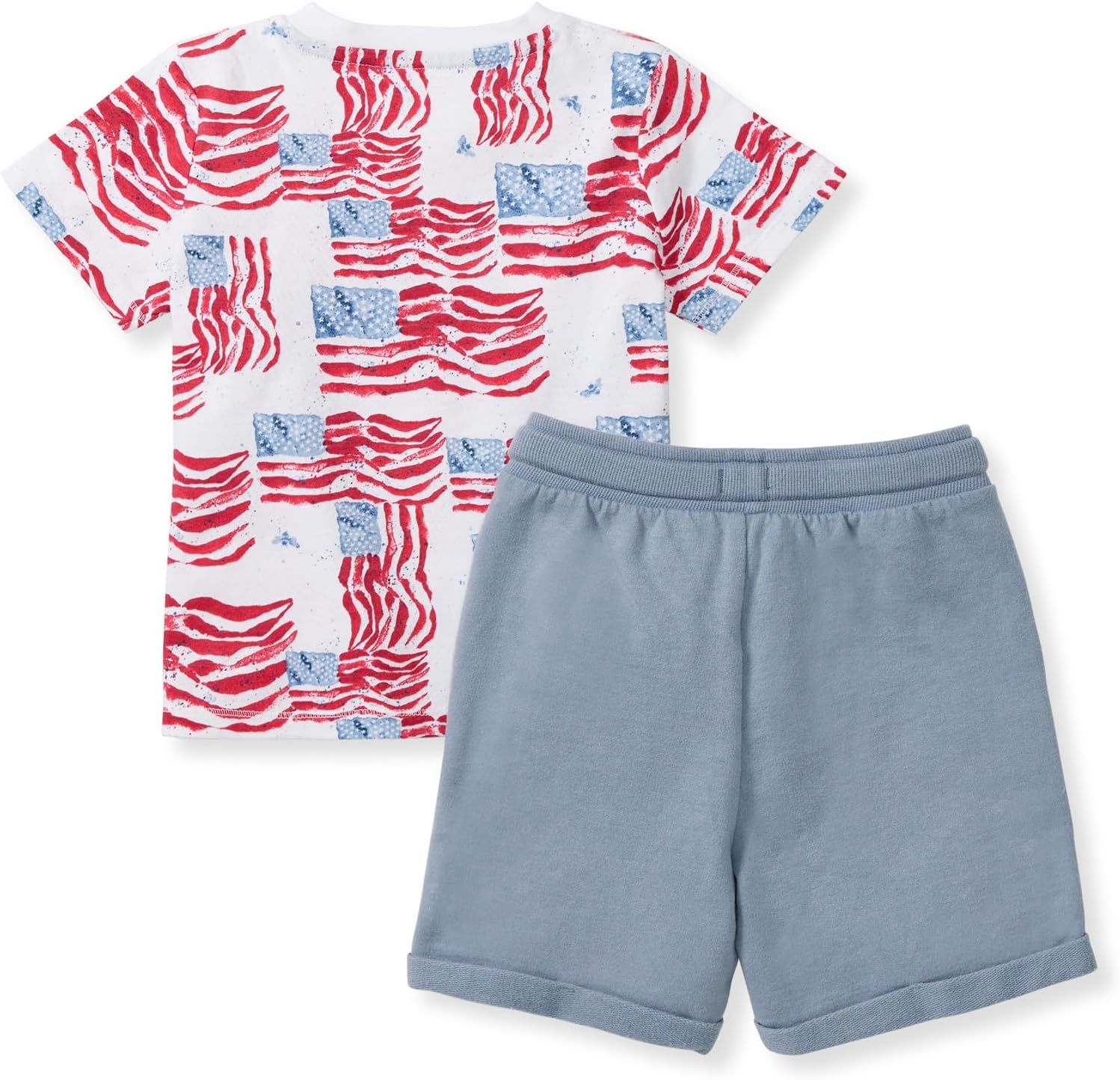 image:imageBurts Bees Baby Boys Shirt and Pant Set Top amp Shorts Outfit Bundle 100 Organic CottonMajestic Flags