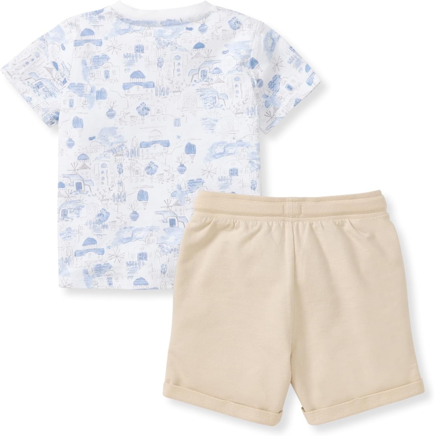 image:imageBurts Bees Baby Boys Shirt and Pant Set Top amp Shorts Outfit Bundle 100 Organic CottonSantorini