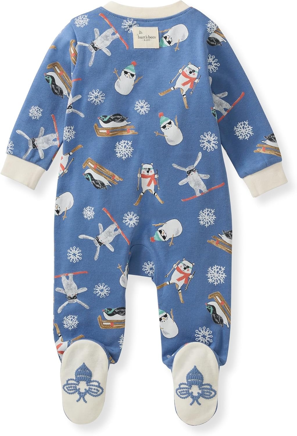 image:imageBurts Bees Baby Boys Sleep and Play PJs 100 Organic Cotton OnePiece Zip Front Romper Jumpsuit PajamasMeet Me on the Mountain