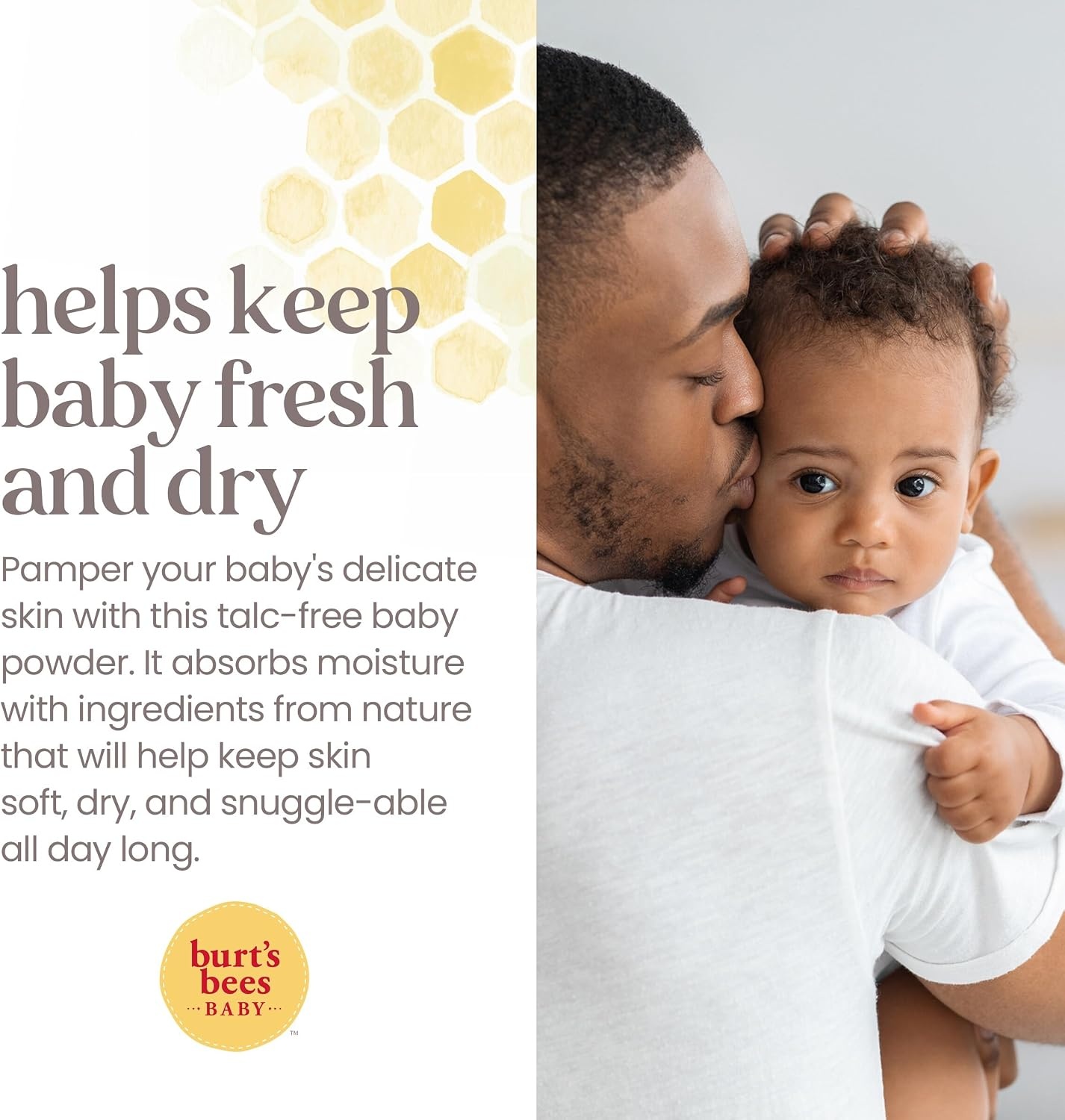 image:imageBurts Bees Baby Dusting Powder 100 Natural Origin TalcFree Pediatrician Tested 75 Ounces Pack of 3 Pack May Vary225 Ounce Pack of 8