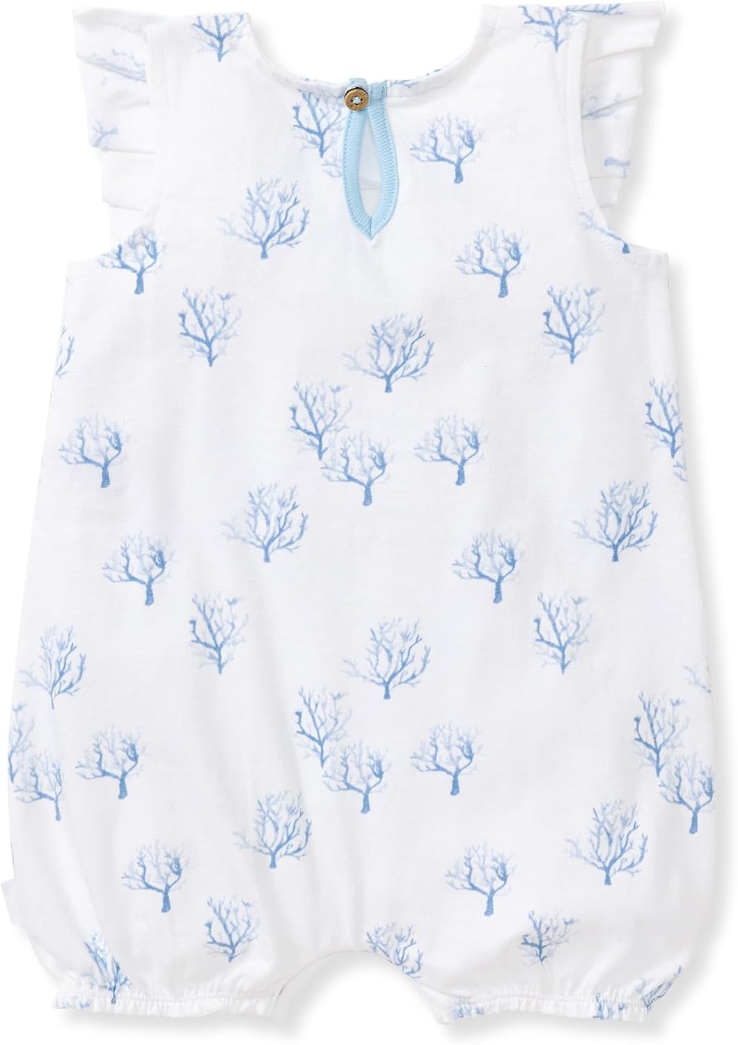 image:imageBurts Bees Baby Girls Bubble Romper 100 Organic Cotton Onepiece Shortall and Layette Girl OutfitCoral