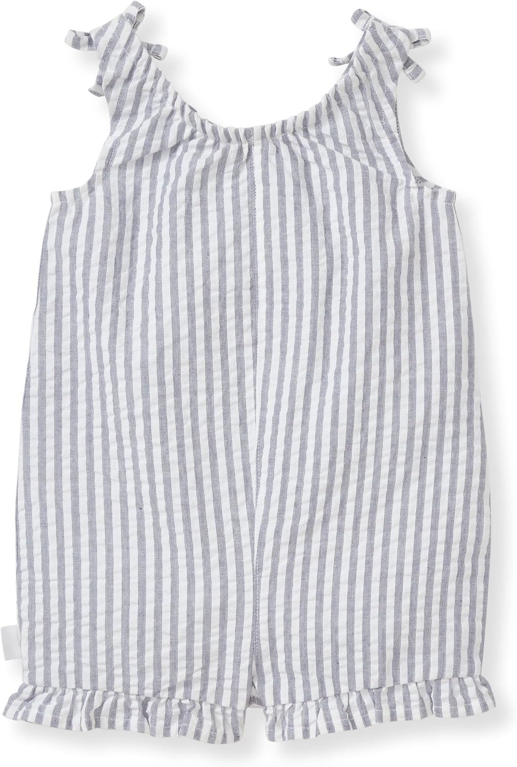 image:imageBurts Bees Baby Girls Bubble Romper 100 Organic Cotton Onepiece Shortall and Layette Girl OutfitStriped Seersucker