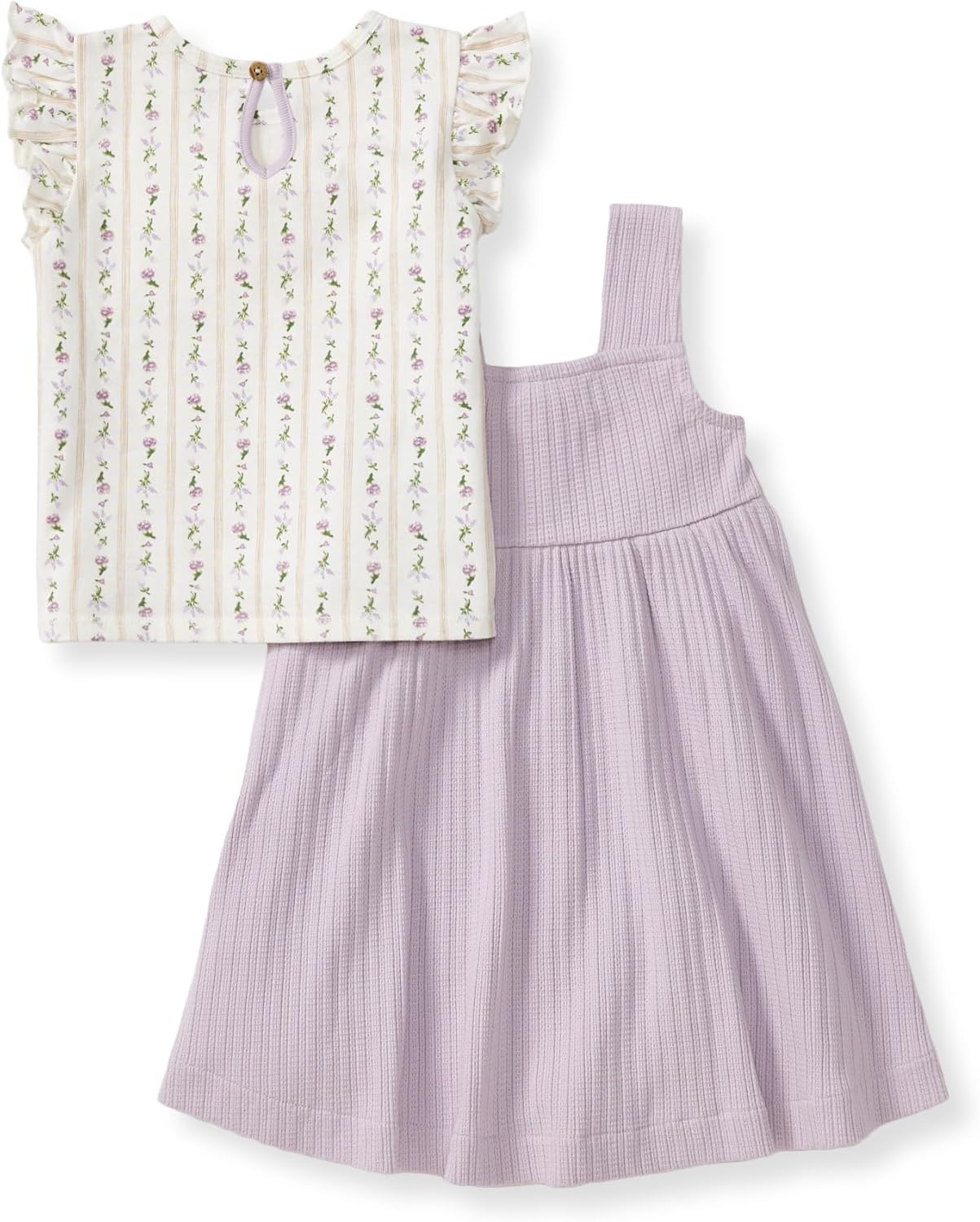 image:imageBurts Bees Baby Girls Dress Set Infant amp Toddler Short amp LongSleeve 100 Organic CottonFarmhouse Floral