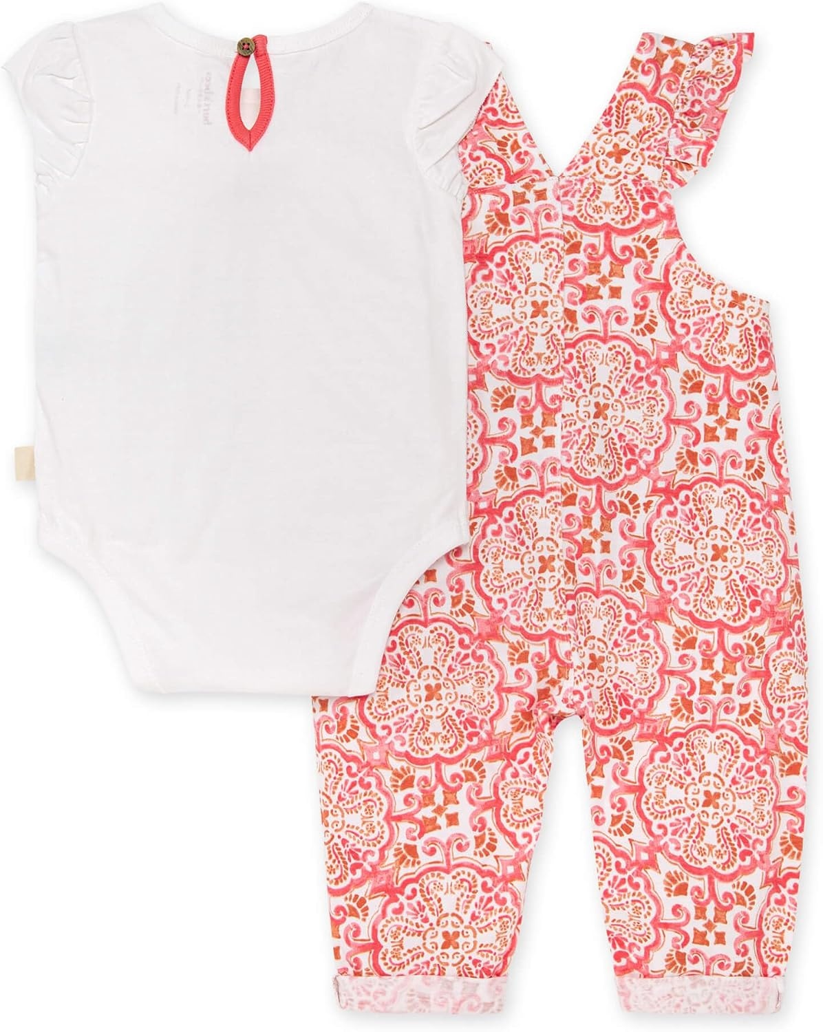 image:imageBurts Bees Baby Girls Long Sleeve Jumpsuit 100 Organic Cotton OnePiece Outfit CoverallBoho Tiles