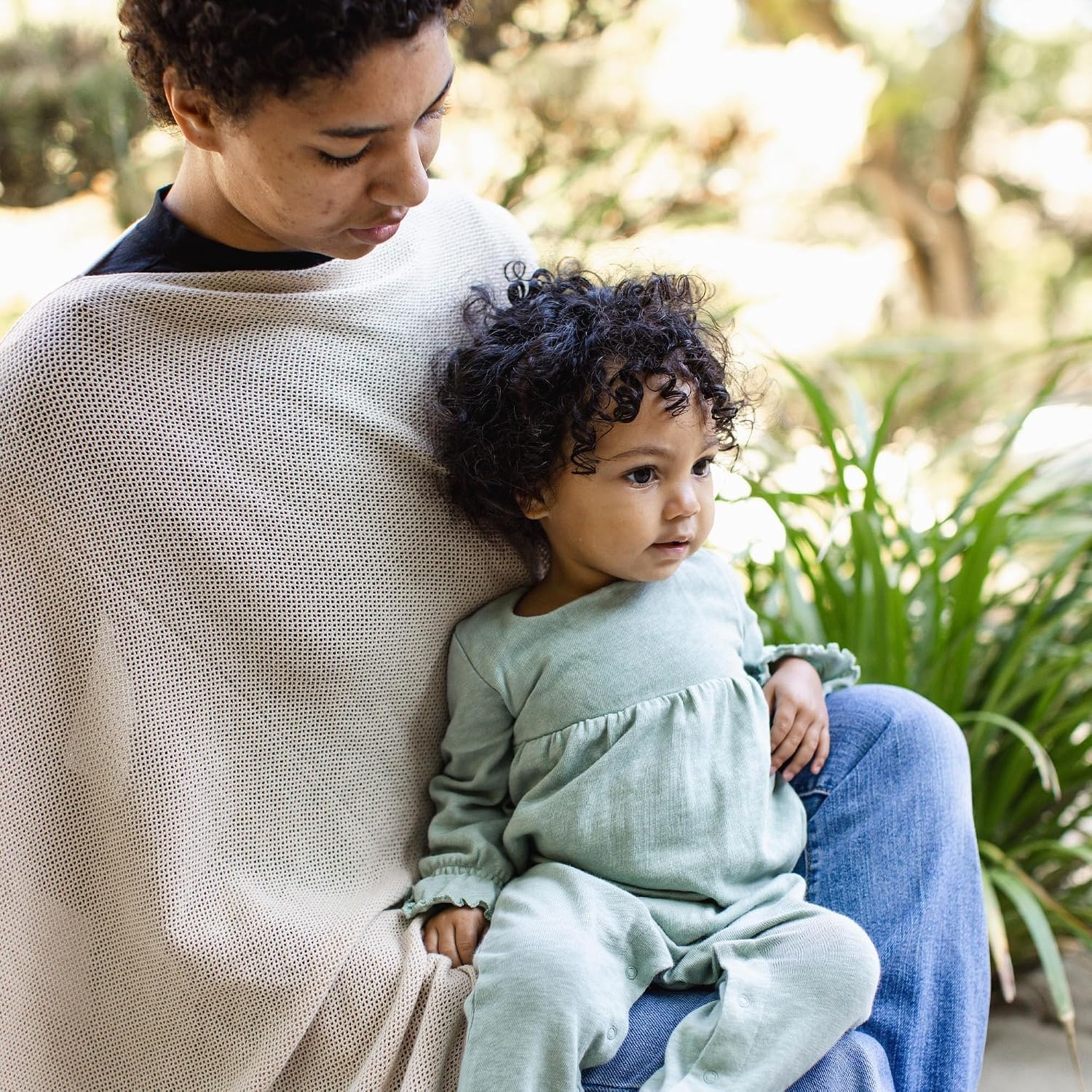 image:imageBurts Bees Baby Girls Long Sleeve Jumpsuit 100 Organic Cotton OnePiece Outfit CoverallJade Chunky Slub