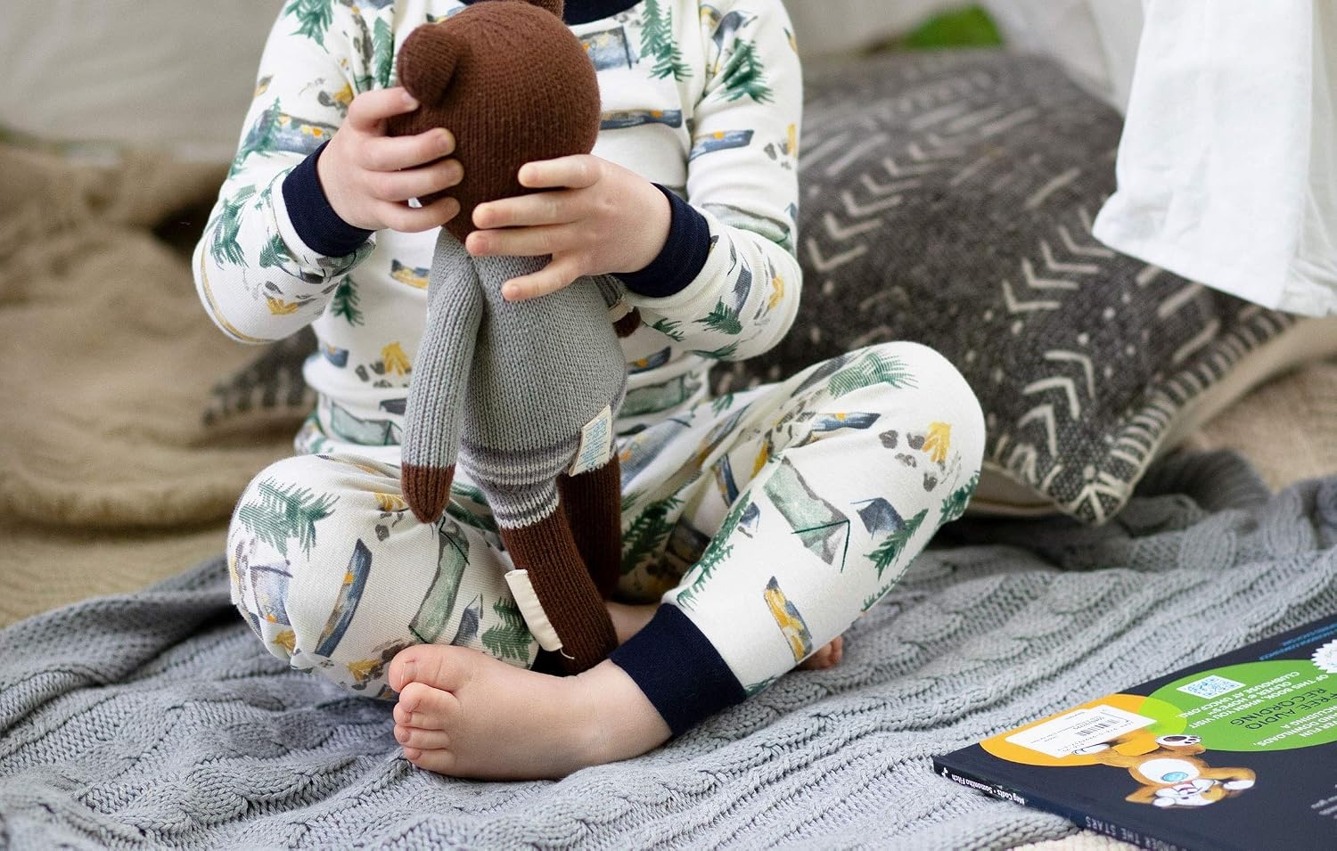 image:imageBurts Bees Baby Infant Blanket Cable Knit Made with 100 Soft Breathable Organic Cotton Nursing Blankets Machine Wash Baby Newborn Essentials Size 30 x 40 InchHeather Grey
