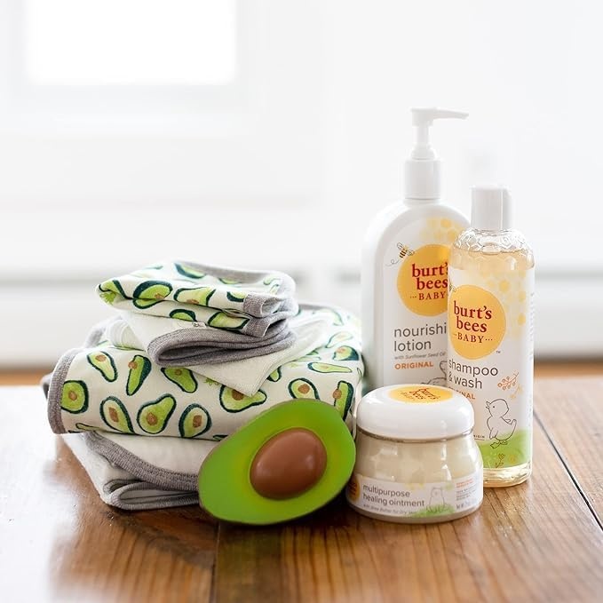image:imageBurts Bees Baby Infant Hooded Towels Organic Cotton Unisex Bath Essentials Nursery Towel with Hood Set 29 x 29 in 2PackAvocrazy