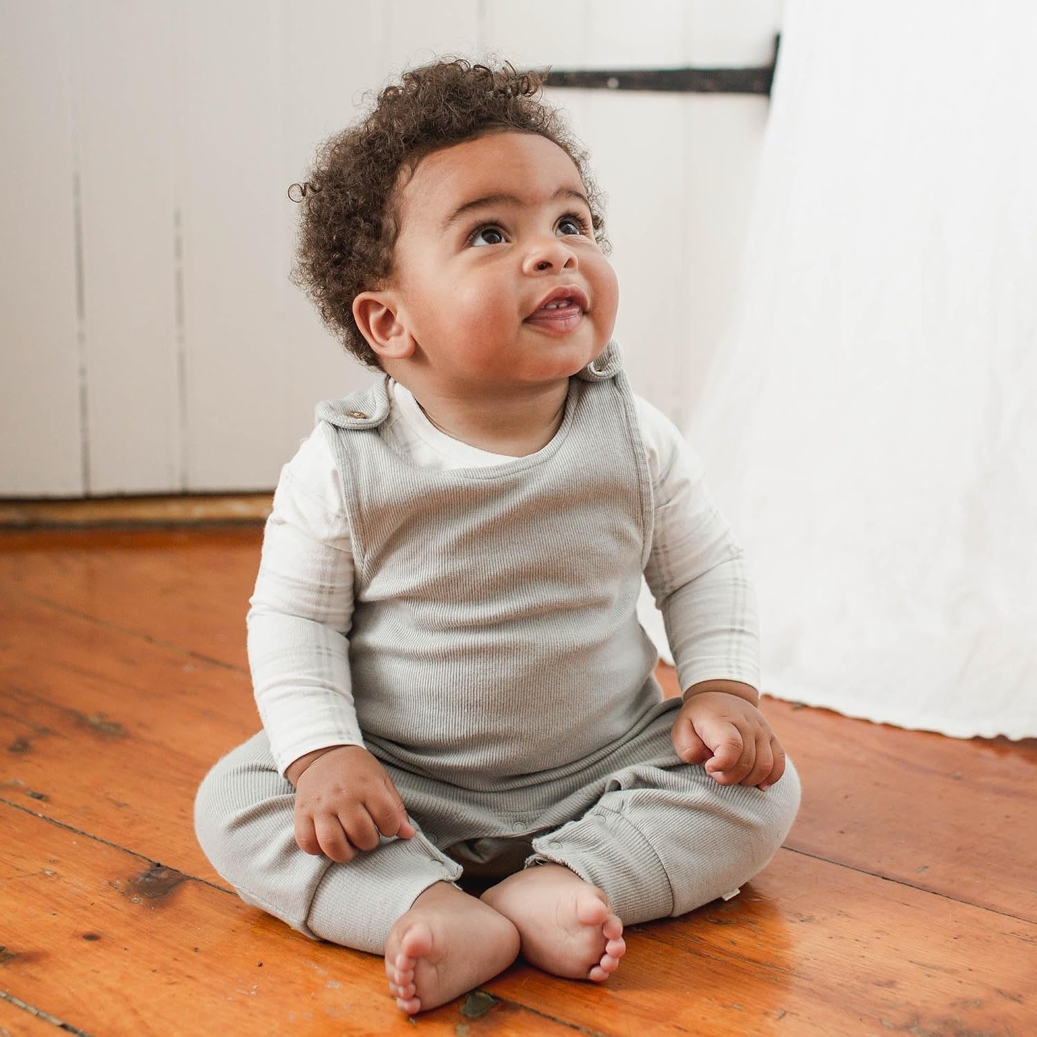image:imageBurts Bees Baby Jumpsuit 100 Organic Cotton Onepiece Outfit Coverall With HatHazy Plaid