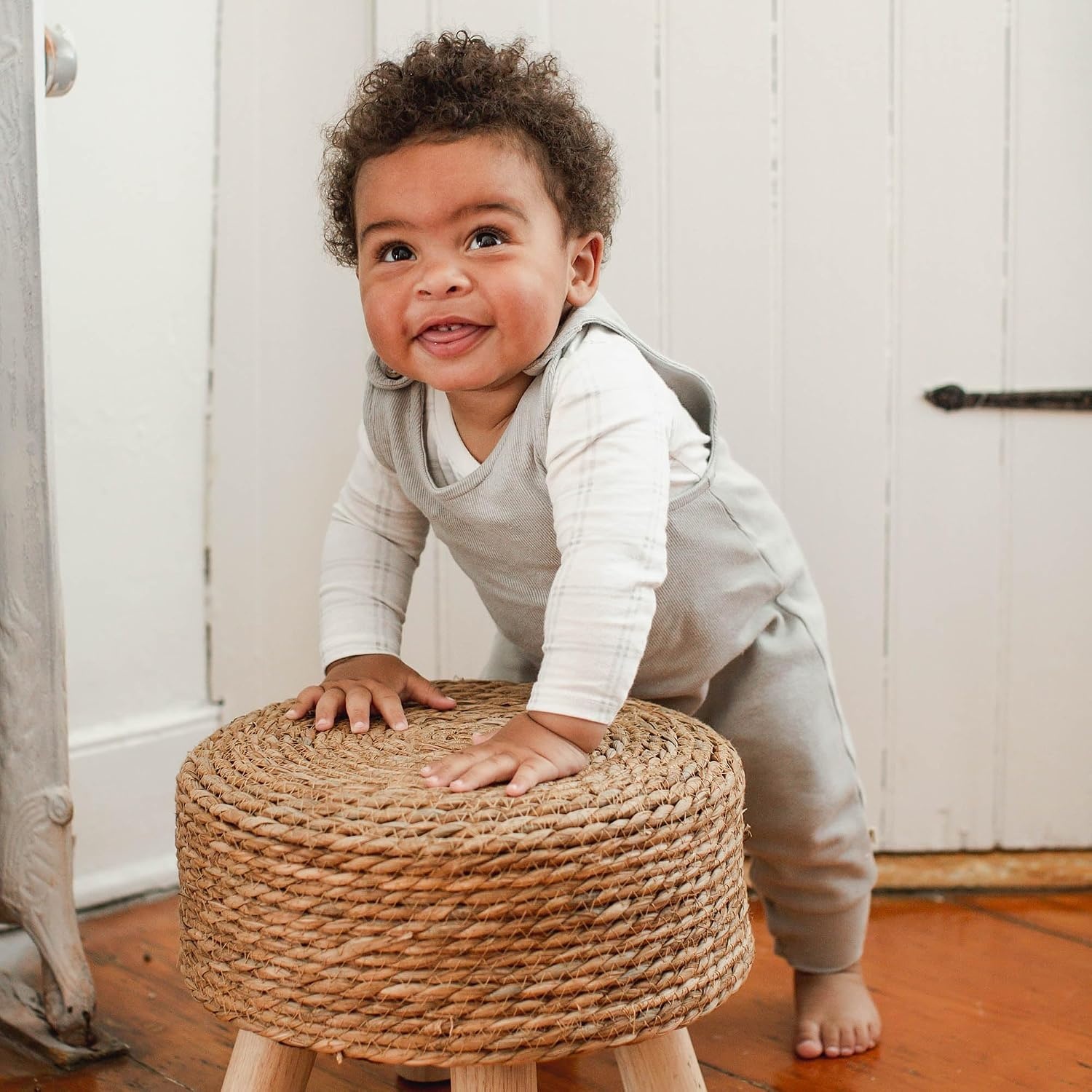 image:imageBurts Bees Baby Jumpsuit 100 Organic Cotton Onepiece Outfit Coverall With HatHazy Plaid