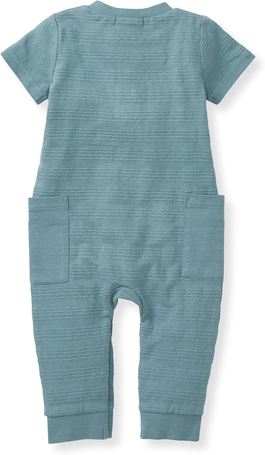 image:imageBurts Bees Baby Jumpsuit 100 Organic Cotton Onepiece Outfit Coverall With HatSmoke Blue