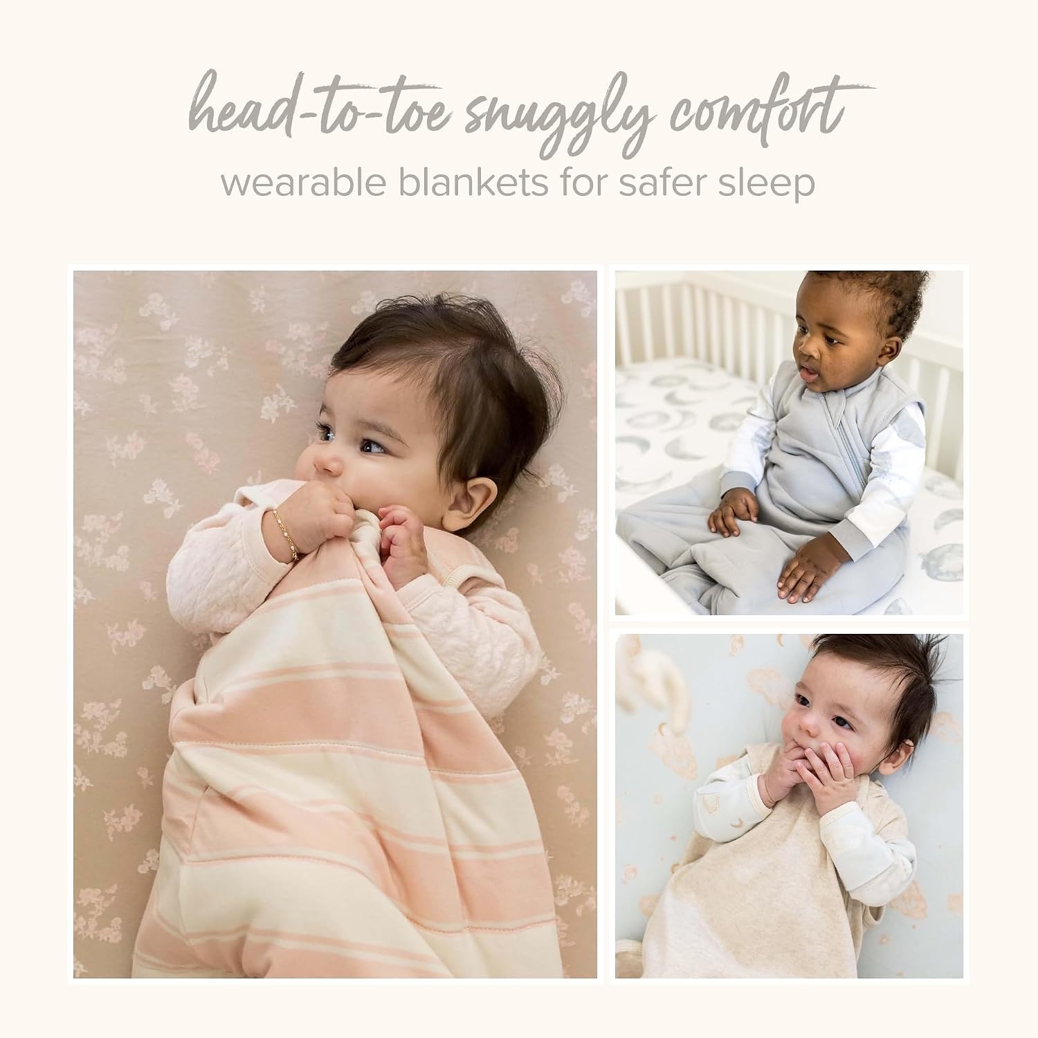 image:imageBurts Bees Baby Organic Beekeeper Infant Wearable Blanket Unisex Swaddle Lightweight 05 TOG or Medium Weight 15 TOGQuilted Golden Bee Pink