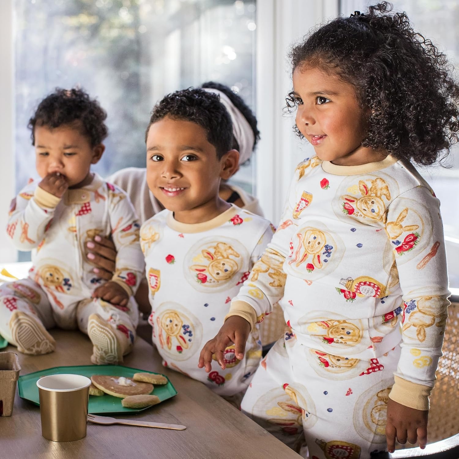 image:imageBurts Bees Baby Organic Cotton Pajamas for Boys 100 Cotton Pajama Set for Toddlers and Kids Soft and Stretchable FabricEaster Breakfast