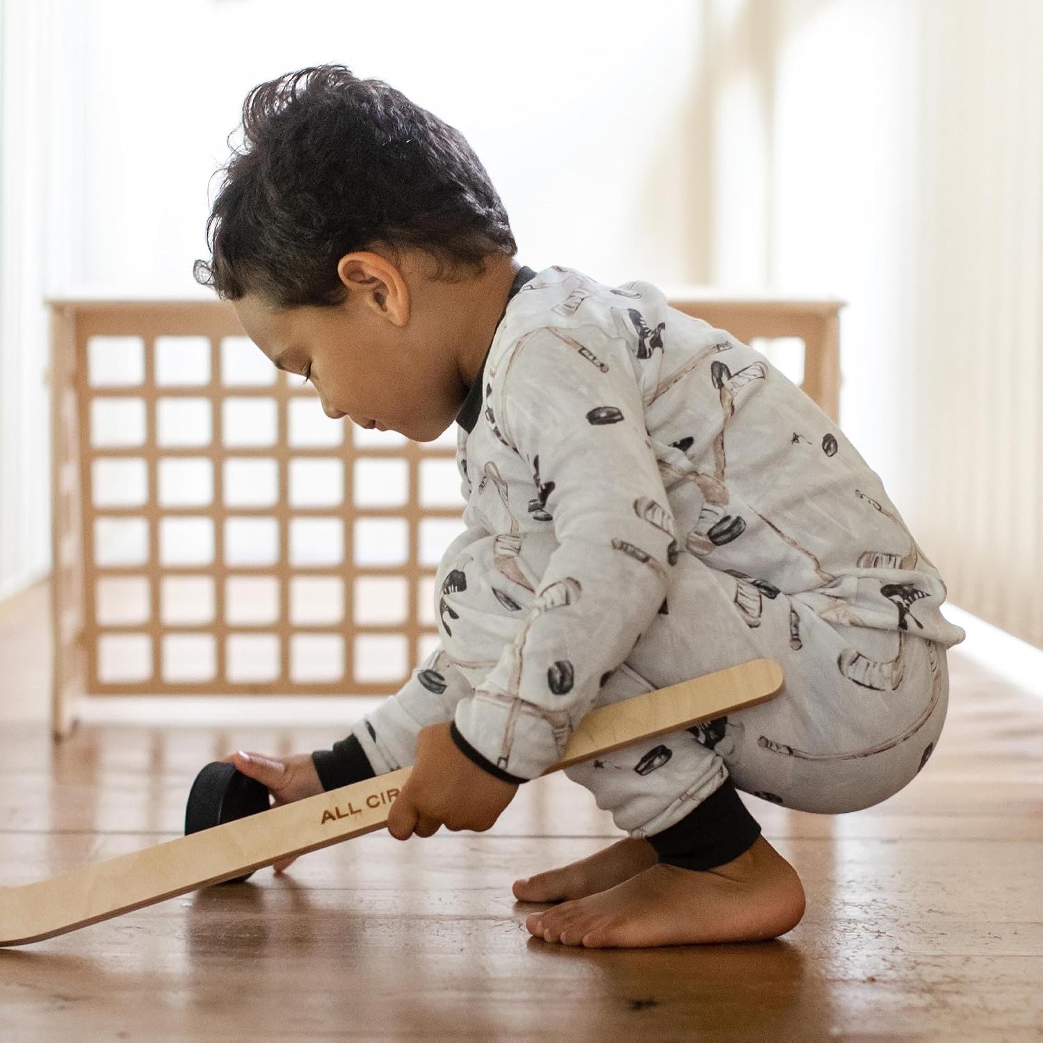 image:imageBurts Bees Baby Organic Cotton Pajamas for Boys 100 Cotton Pajama Set for Toddlers and Kids Soft and Stretchable FabricHockey Season